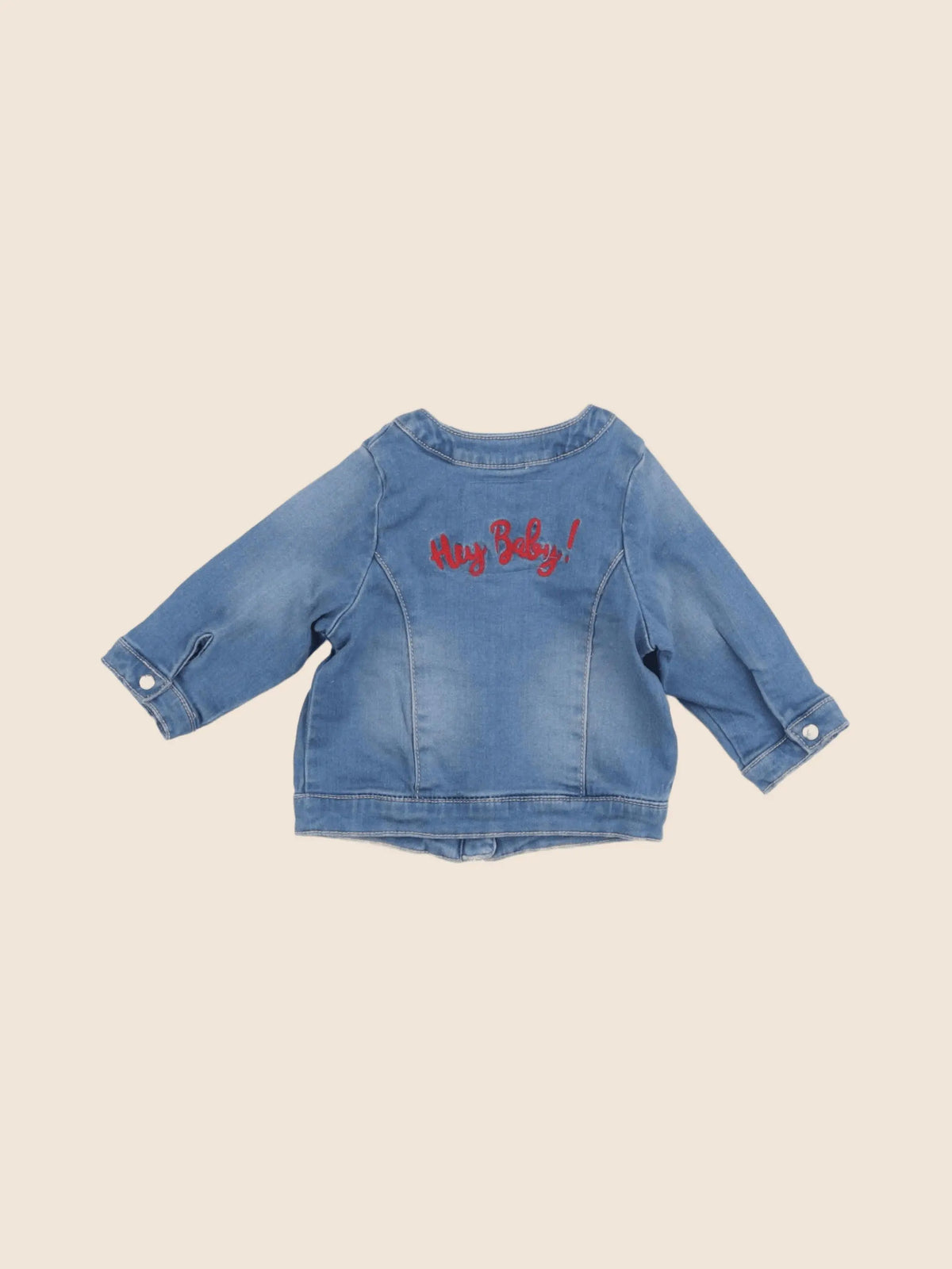 Tape à l'oeil - veste imprimé au dos bleu - 3 mois