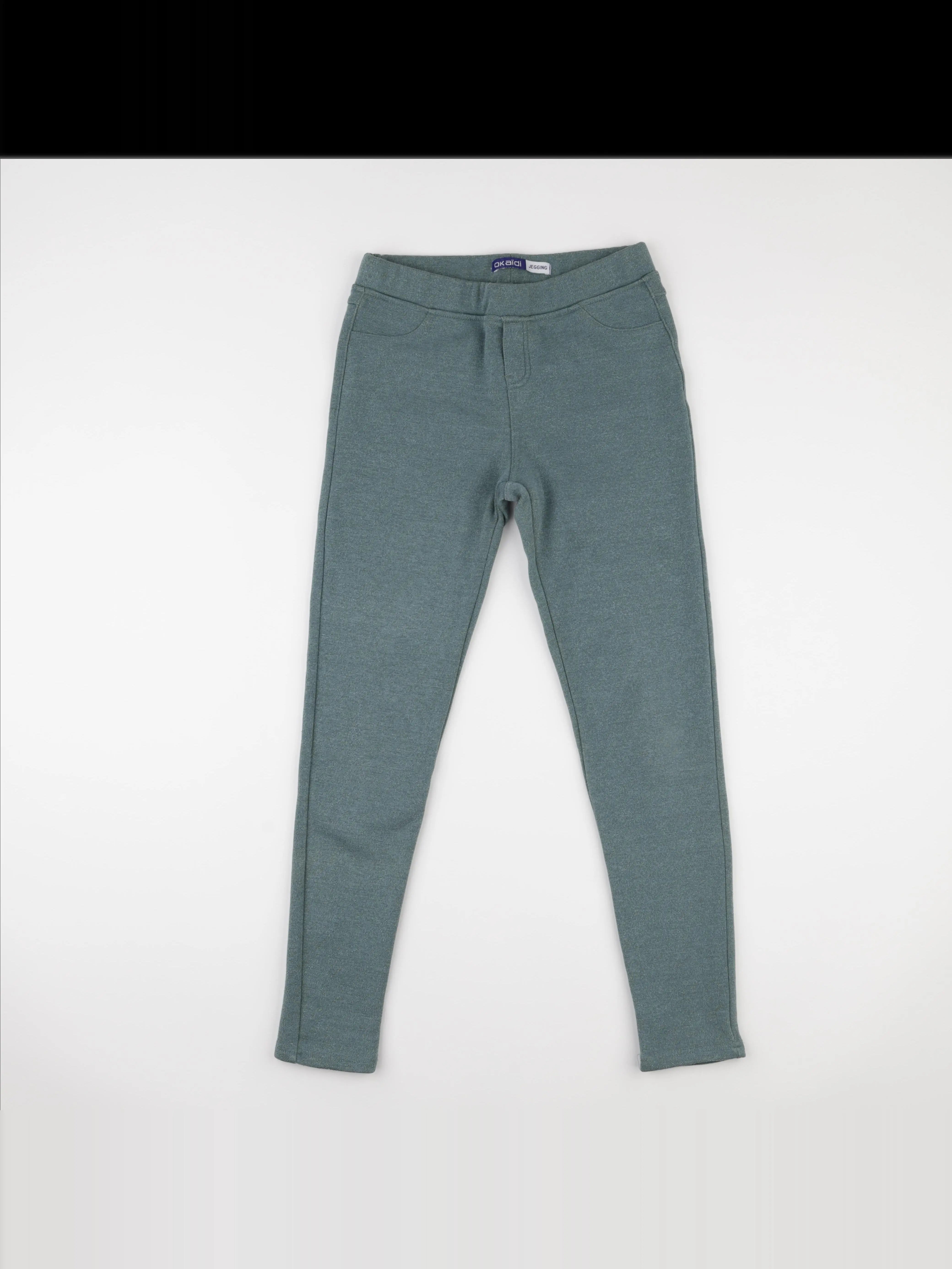 Okaidi - jegging vert - 14 ans