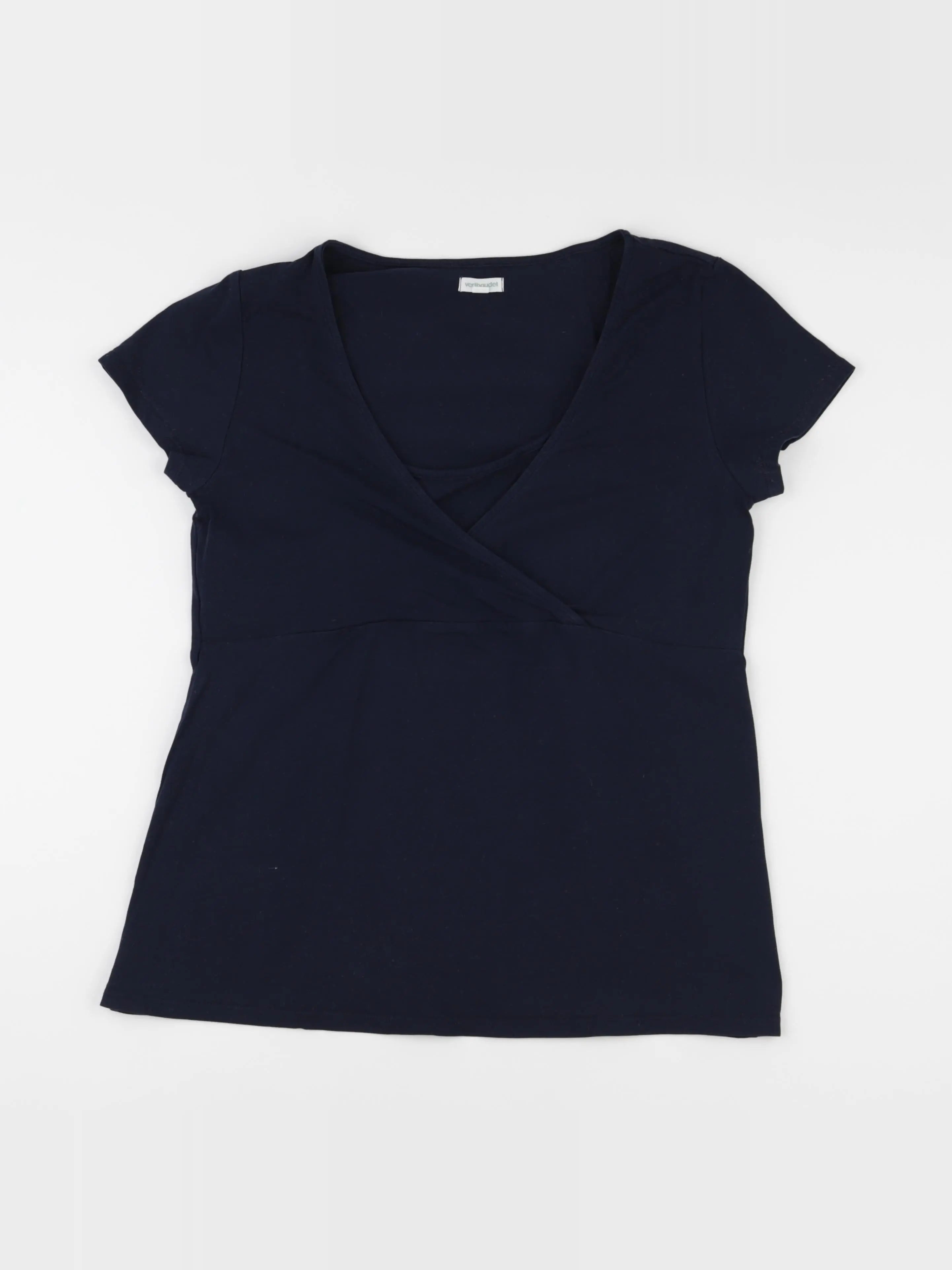 Vertbaudet - tee-shirt grossesse, allaitement bleu - 38 à 40