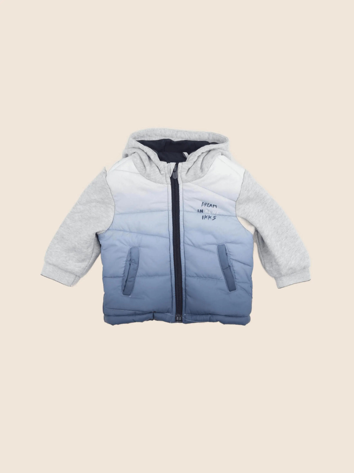 IKKS - doudoune bleu - 6 mois