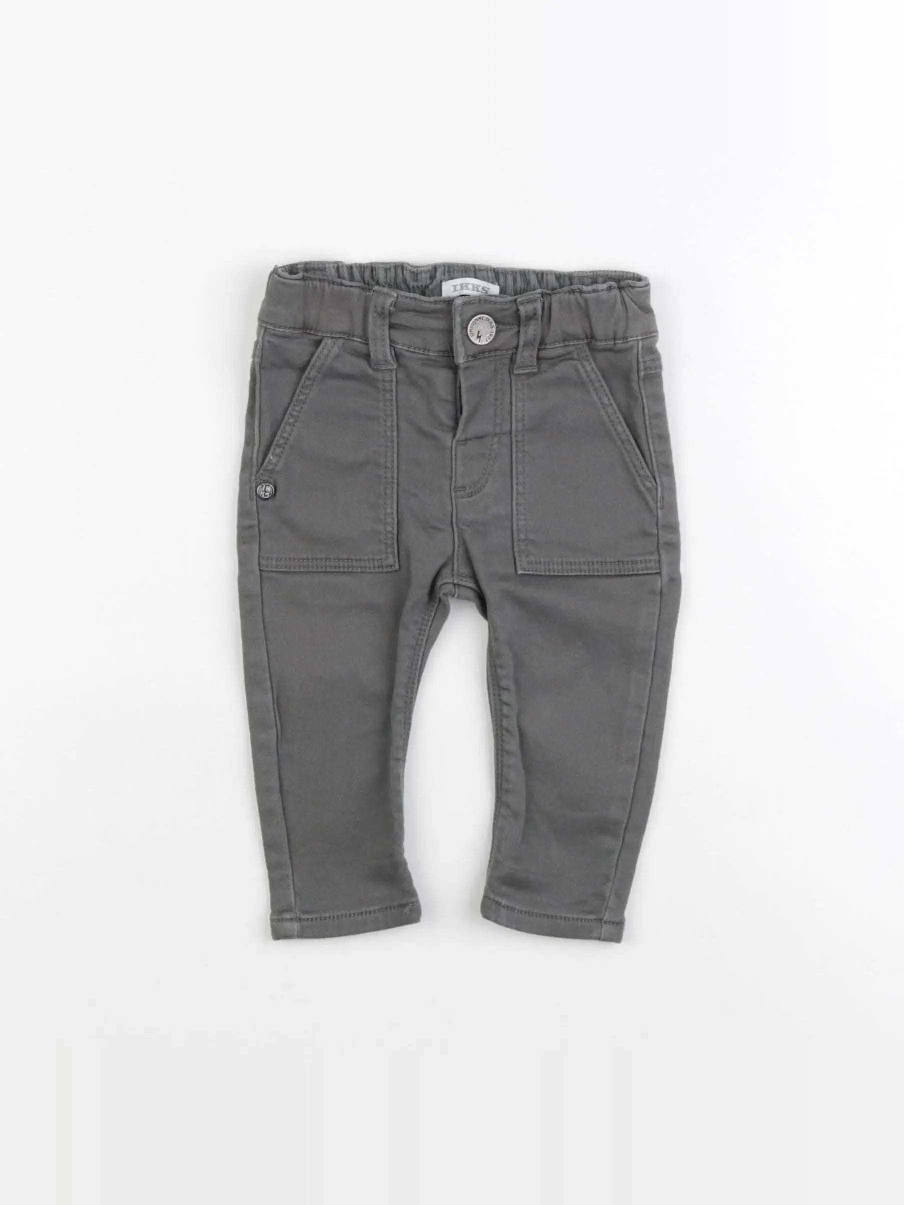 IKKS - pantalon gris - 6 mois