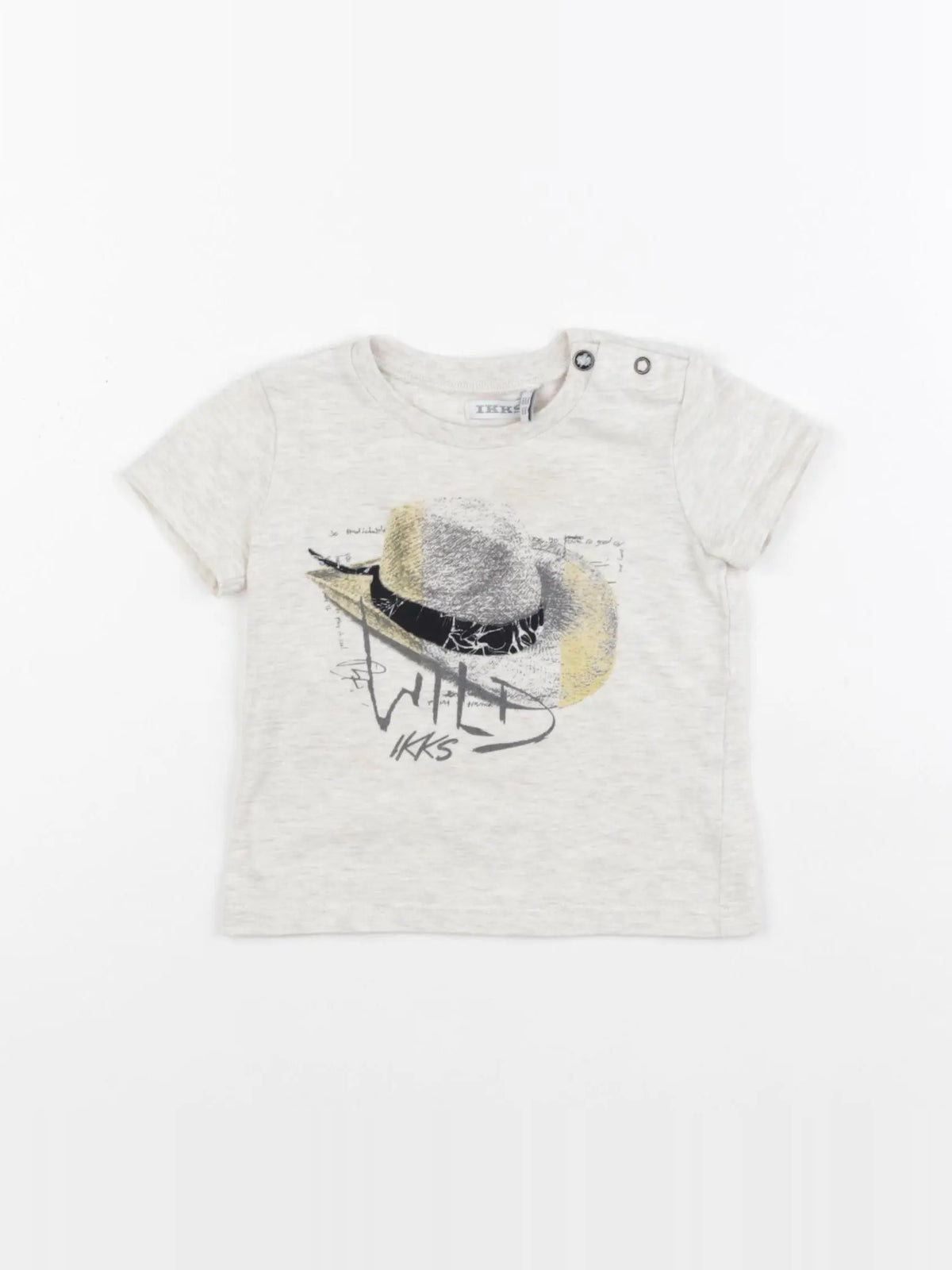 IKKS - tee-shirt beige - 6 mois