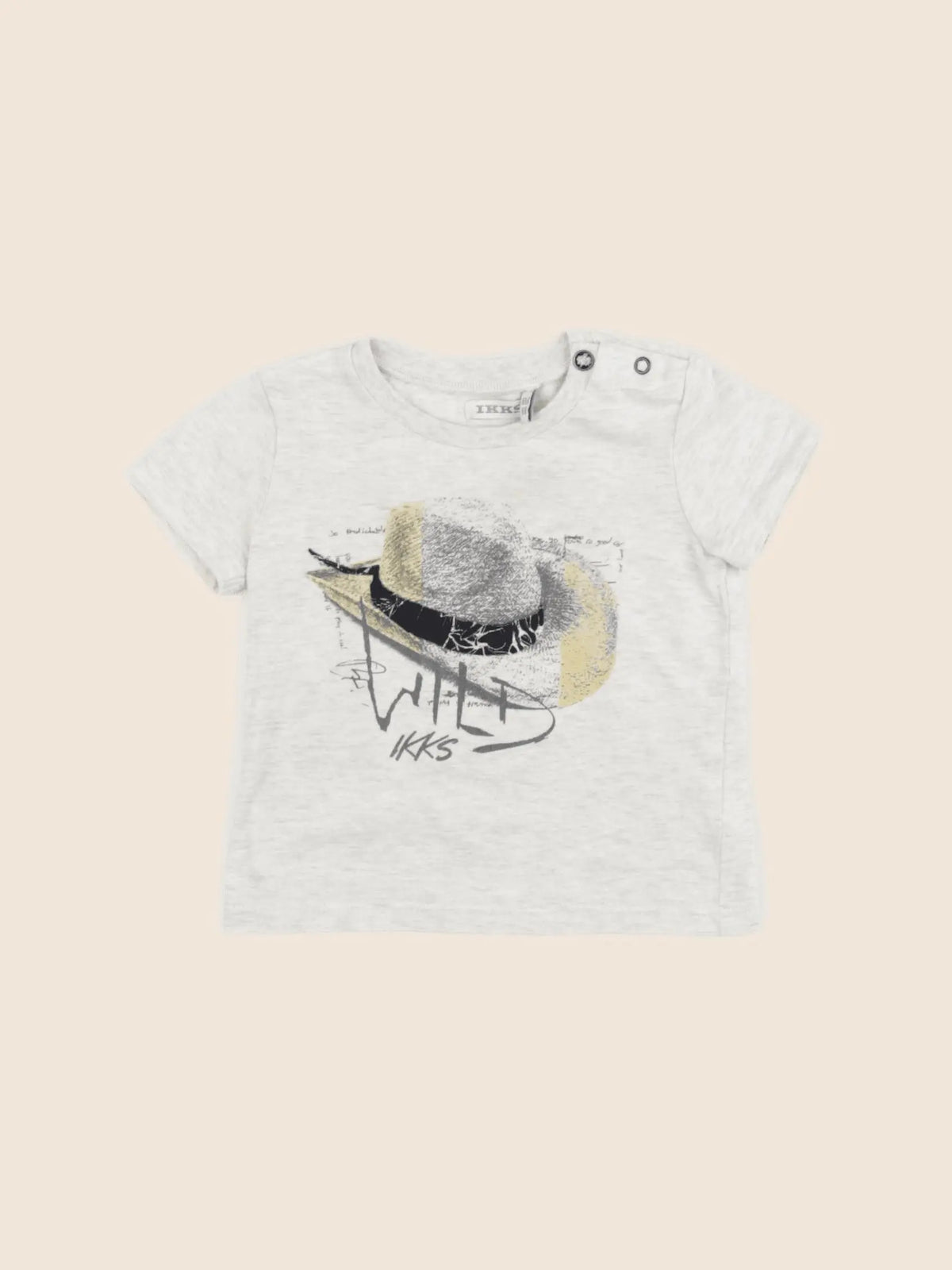 IKKS - tee-shirt beige - 6 mois