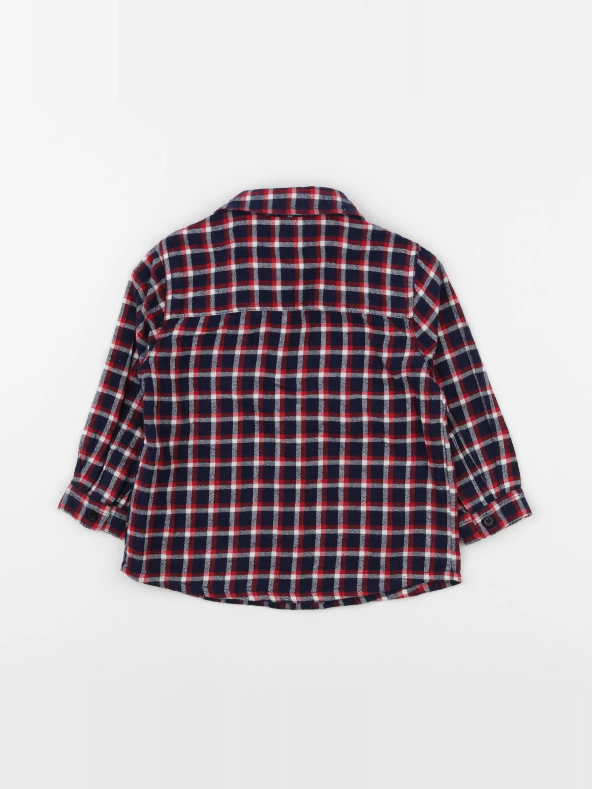 Boutchou - chemise bleu - 18 mois