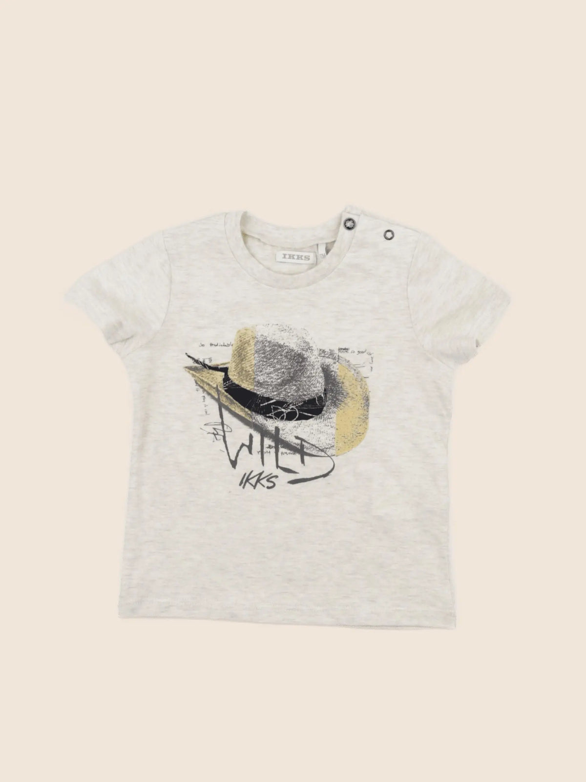 IKKS - tee-shirt beige - 12 mois