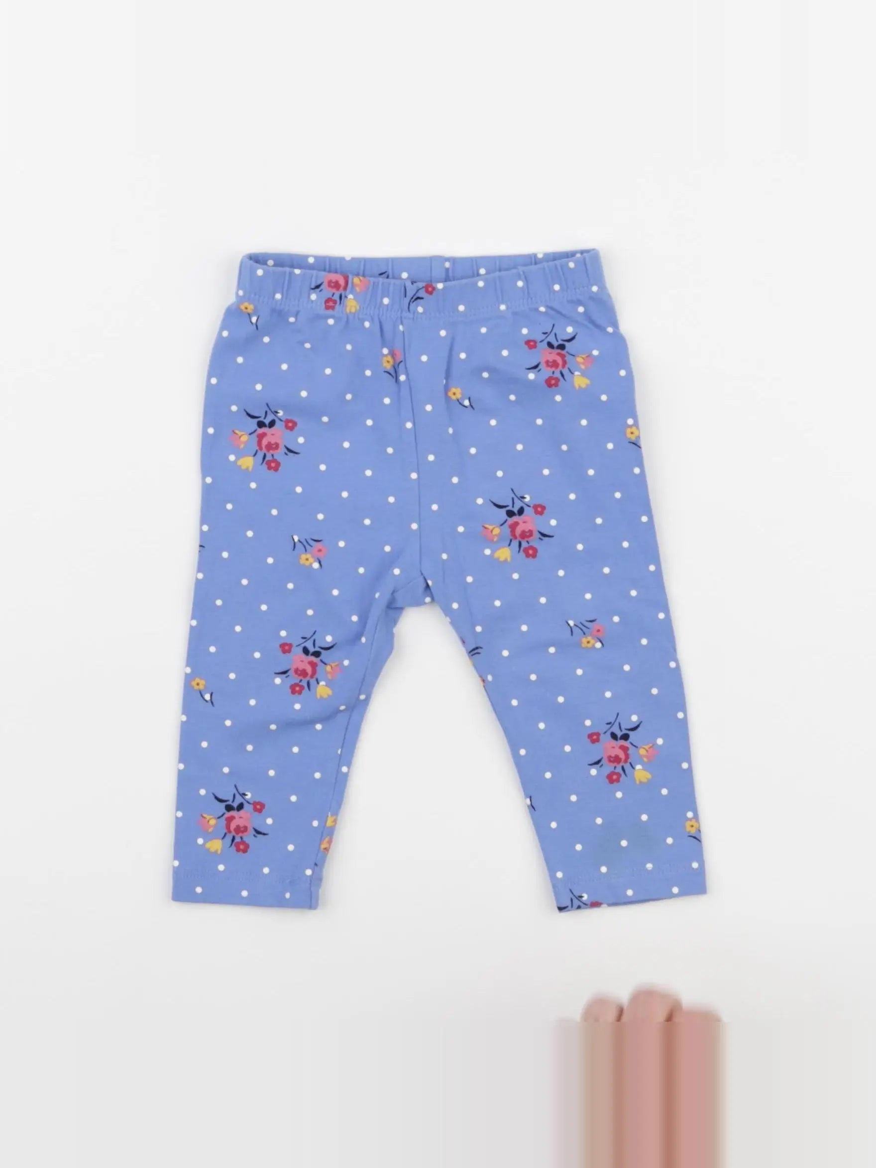 GAP - legging bleu - 3/6 mois