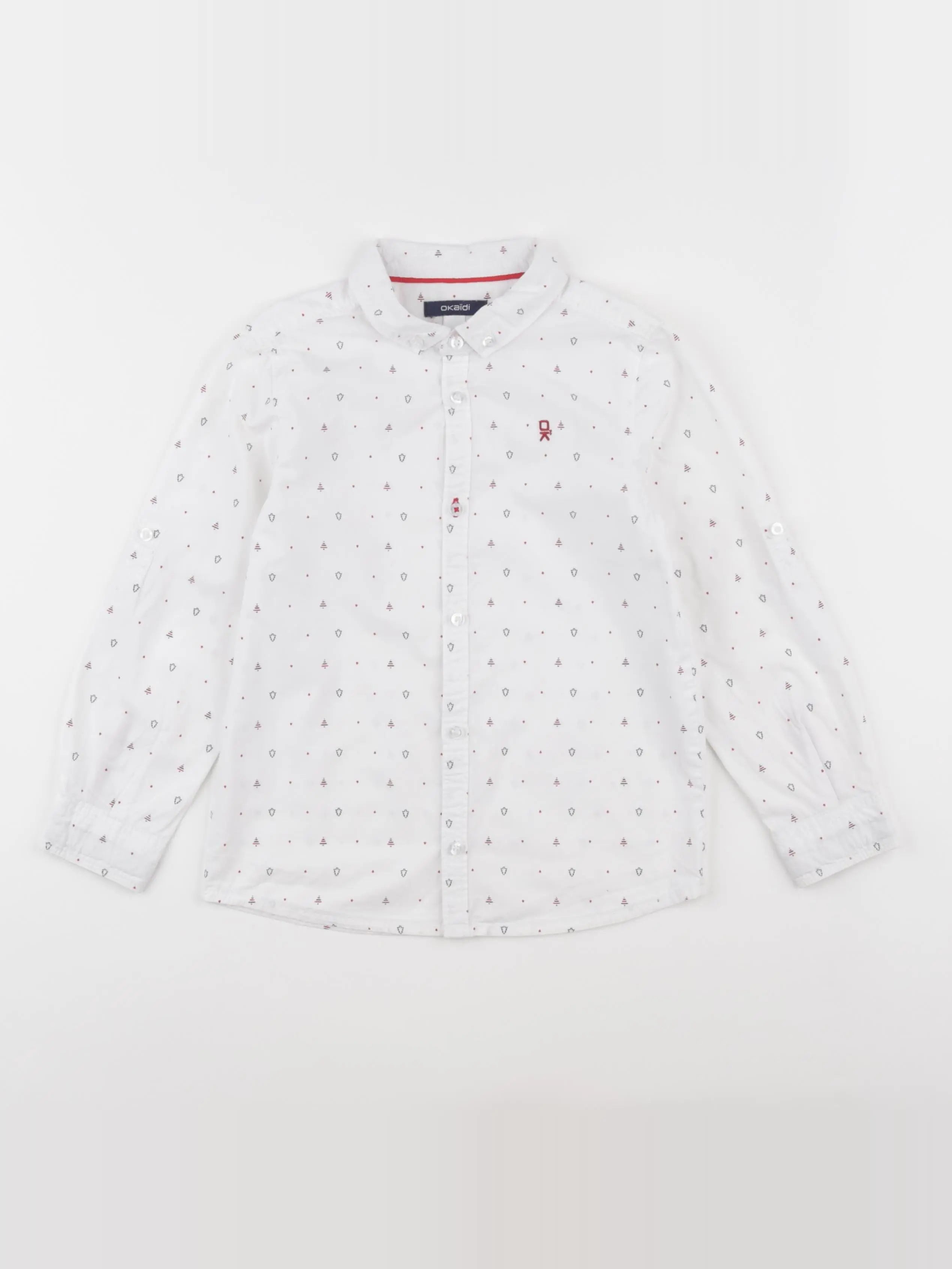 Okaidi - chemise blanc - 5 ans