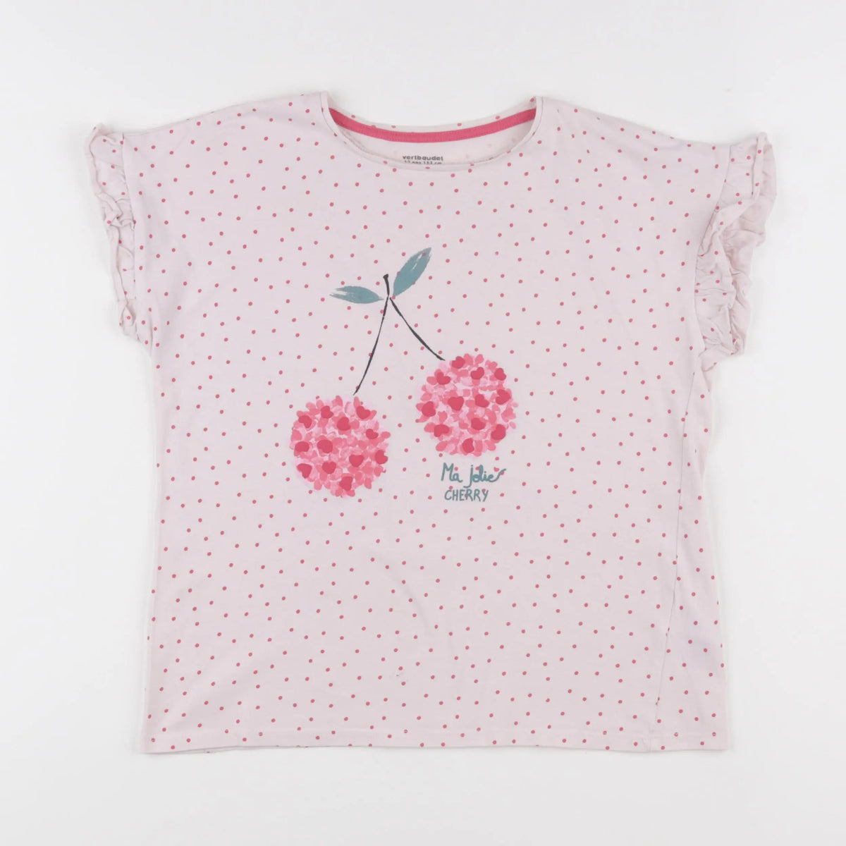 Vertbaudet - tee-shirt rose - 12 ans