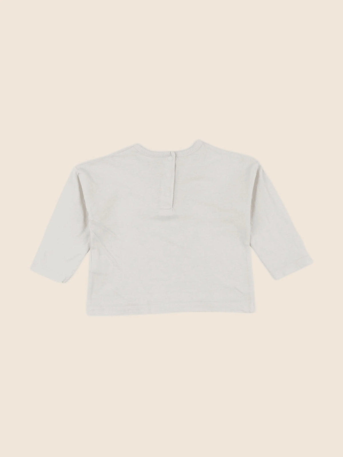 Vertbaudet - tee-shirt beige - 12 mois
