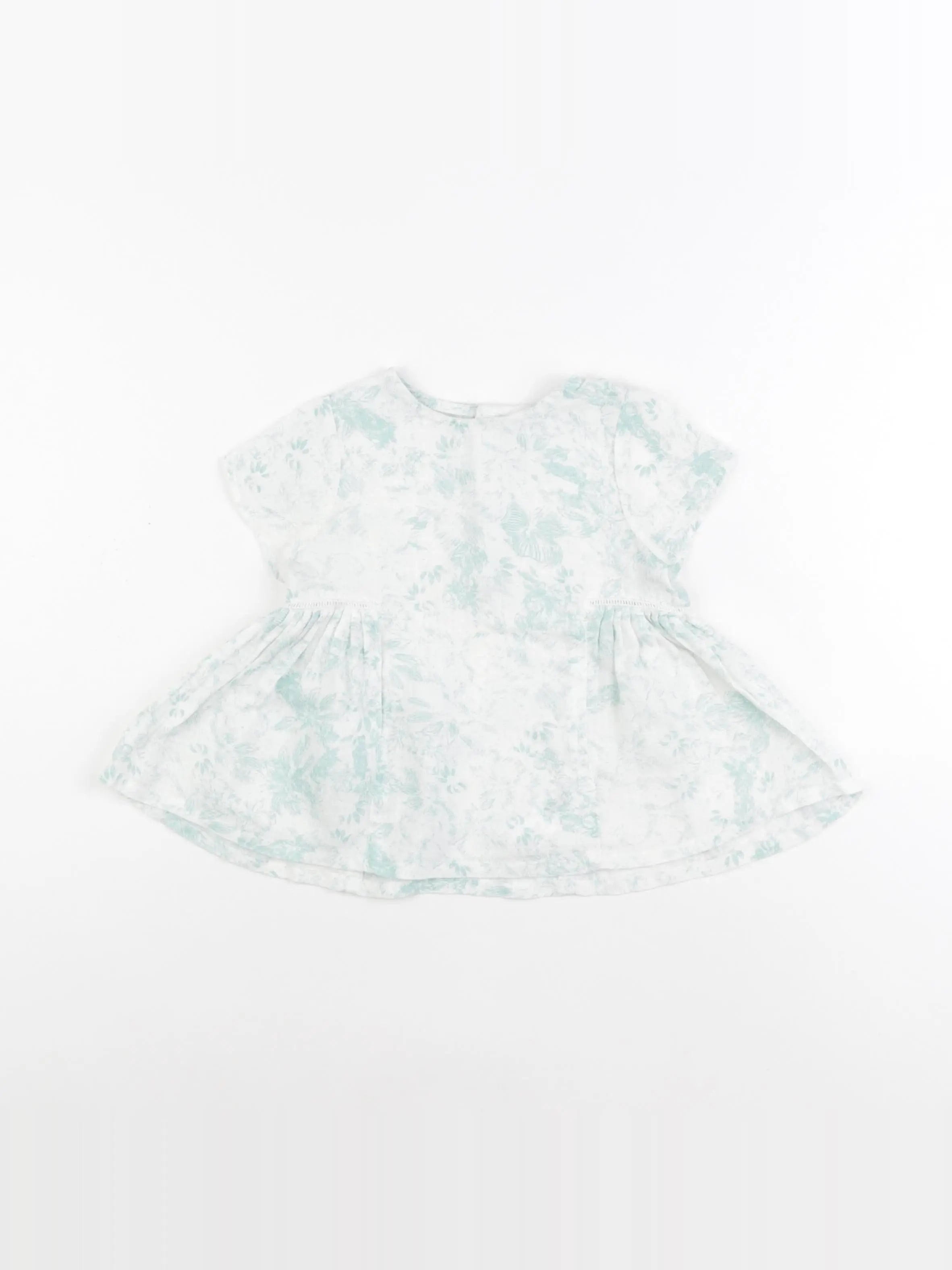Boutchou - blouse vert - 18 mois
