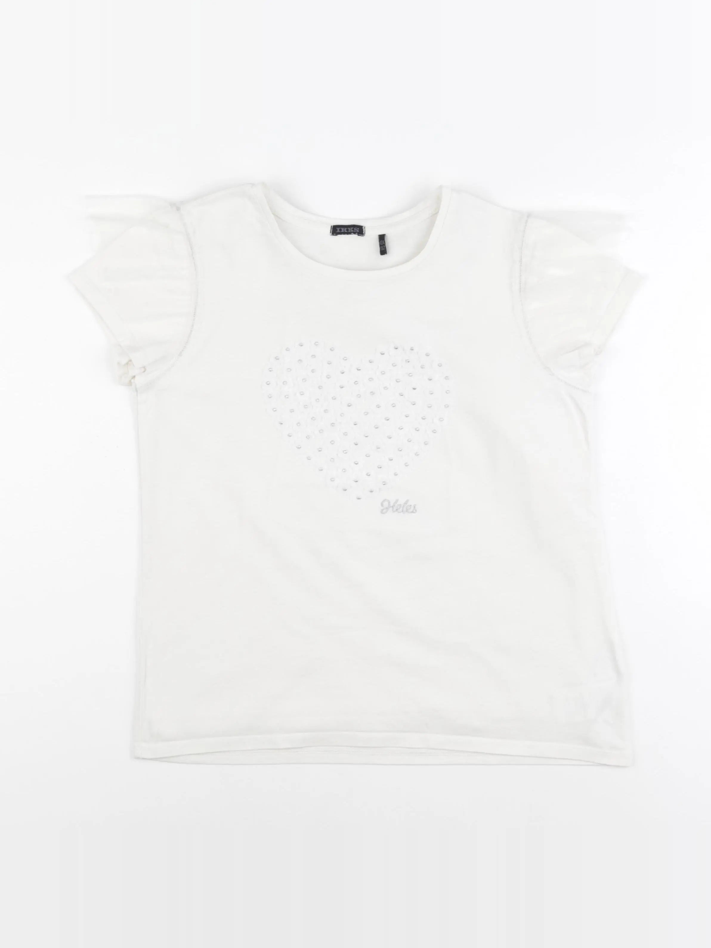 IKKS - tee-shirt blanc - 12 ans