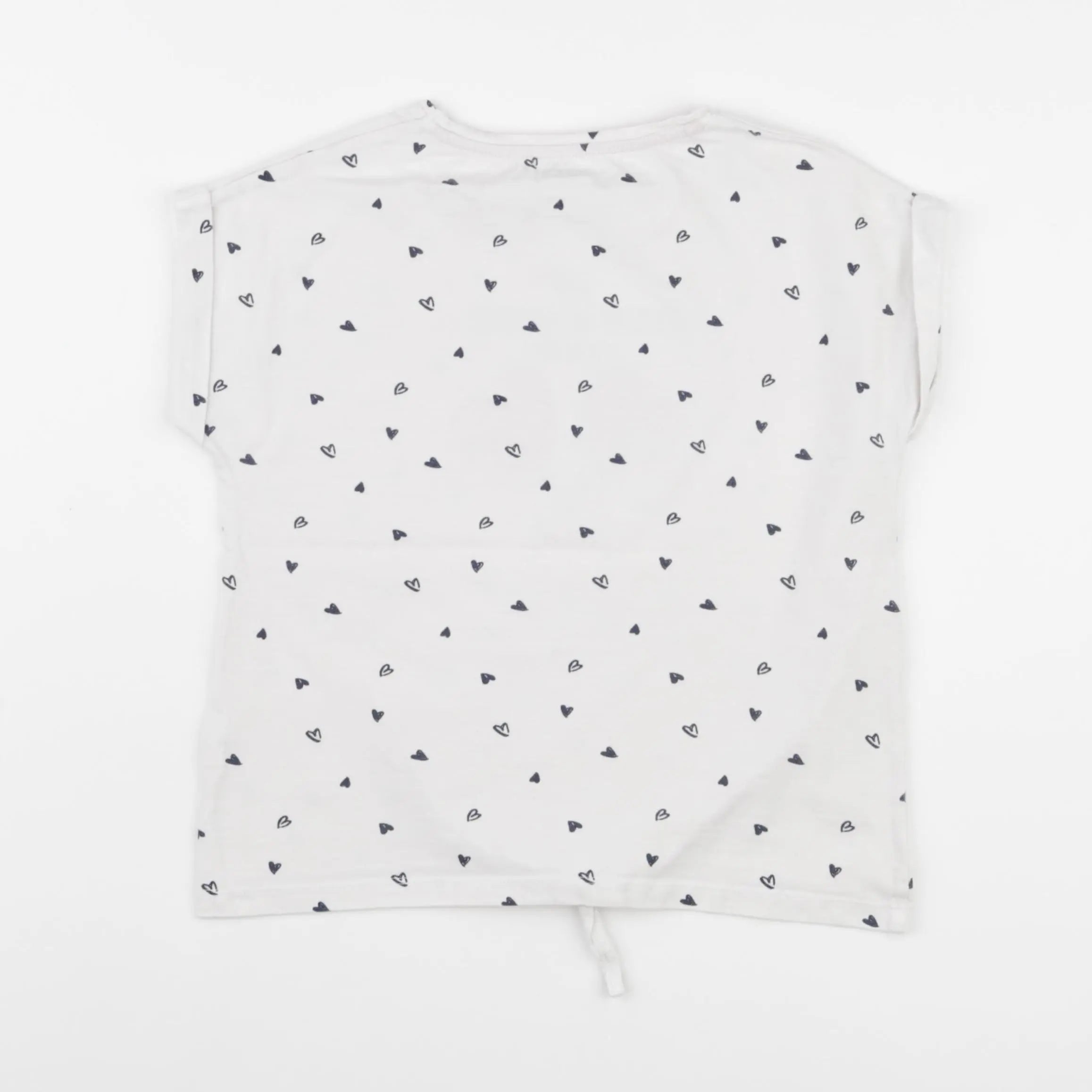 Vertbaudet - tee-shirt blanc, bleu - 10 ans