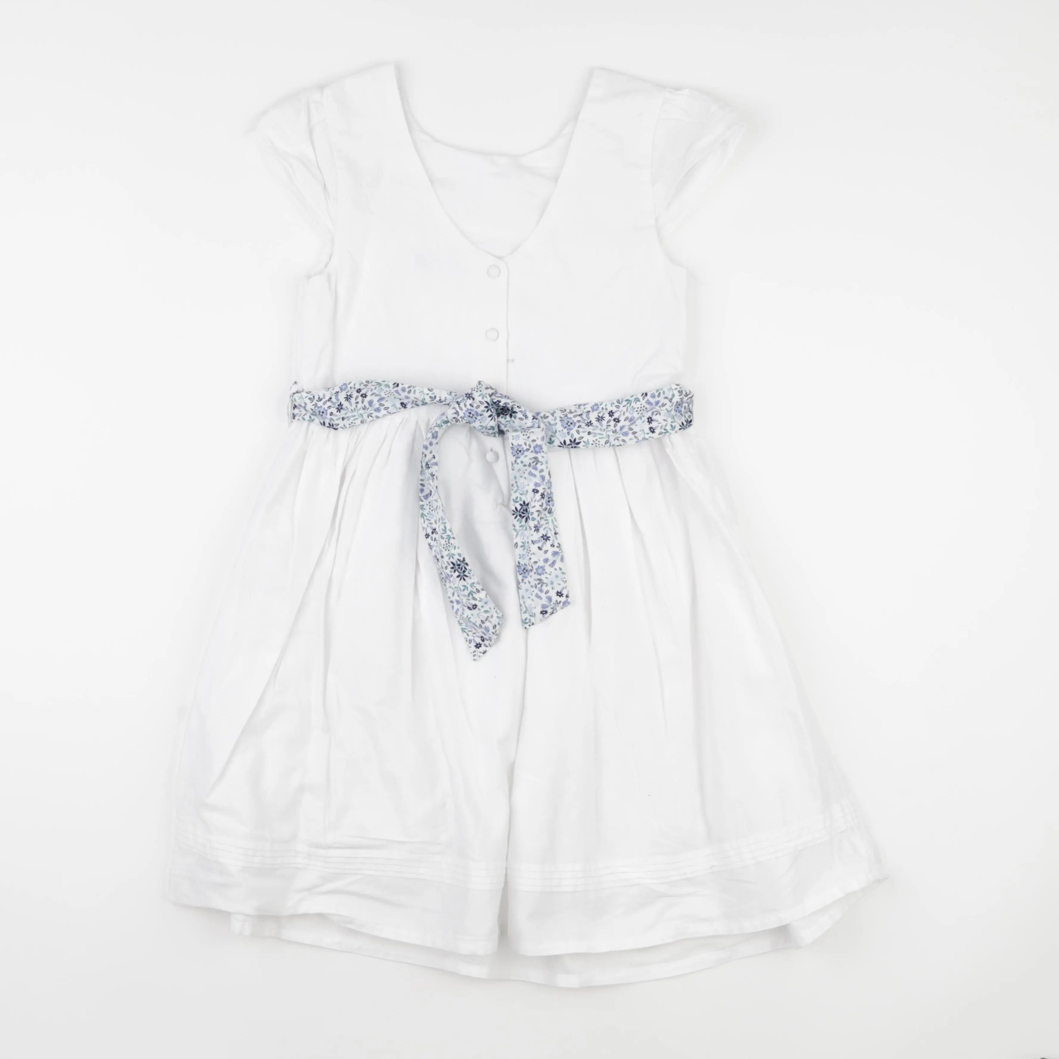 Vertbaudet - robe blanc - 10 ans