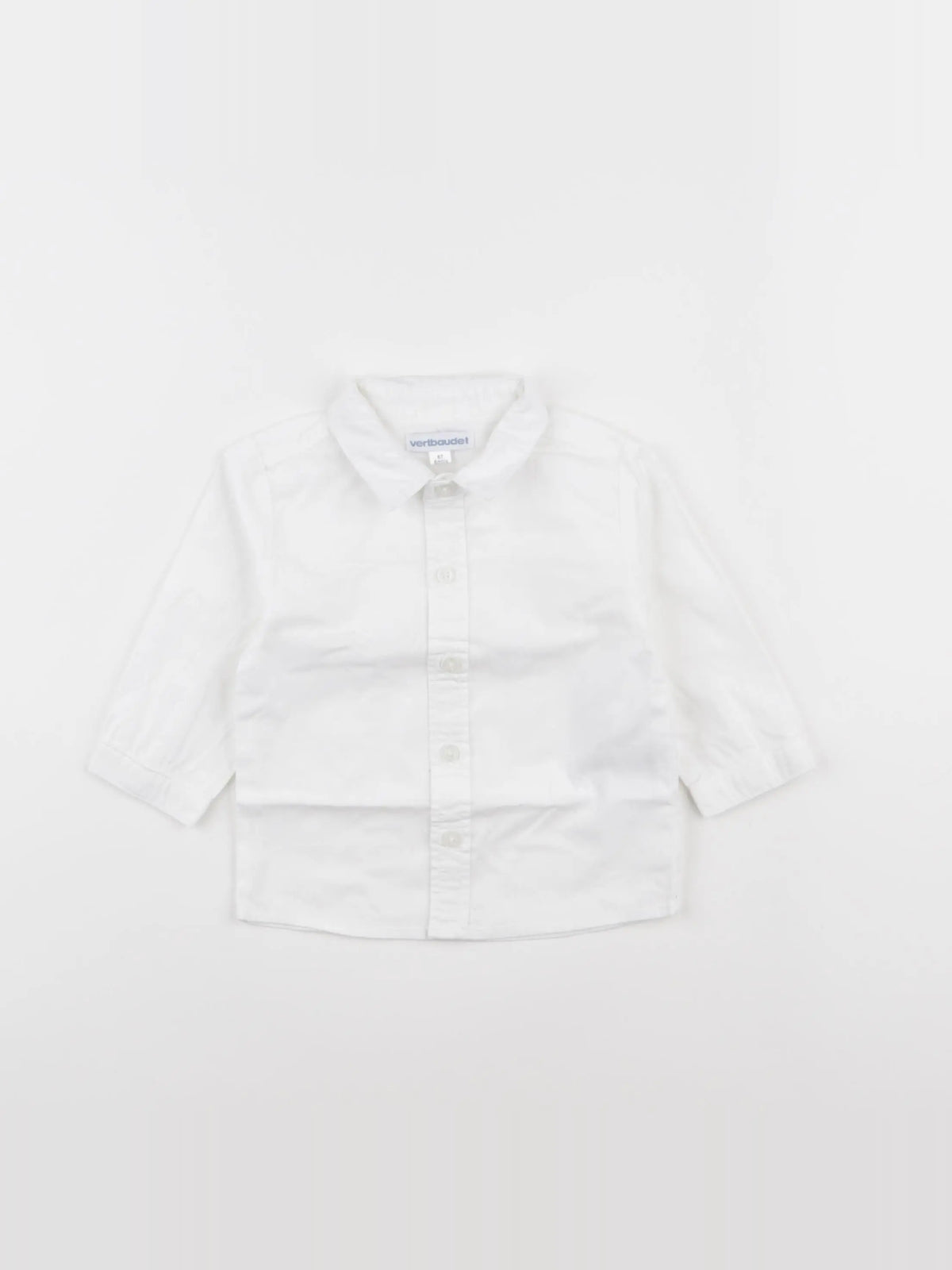 Vertbaudet - chemise blanc - 6 mois