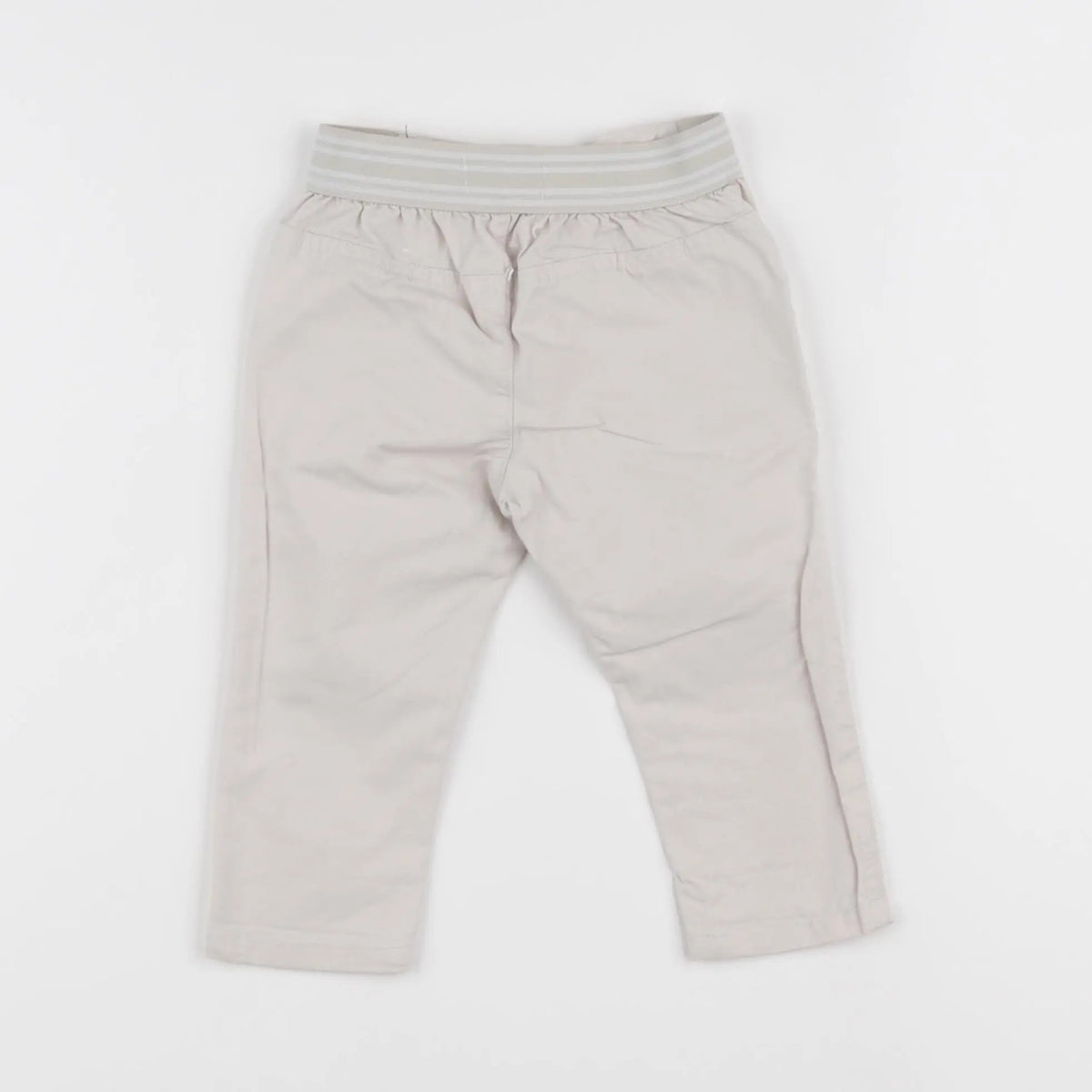 Vertbaudet - pantalon beige - 6 mois