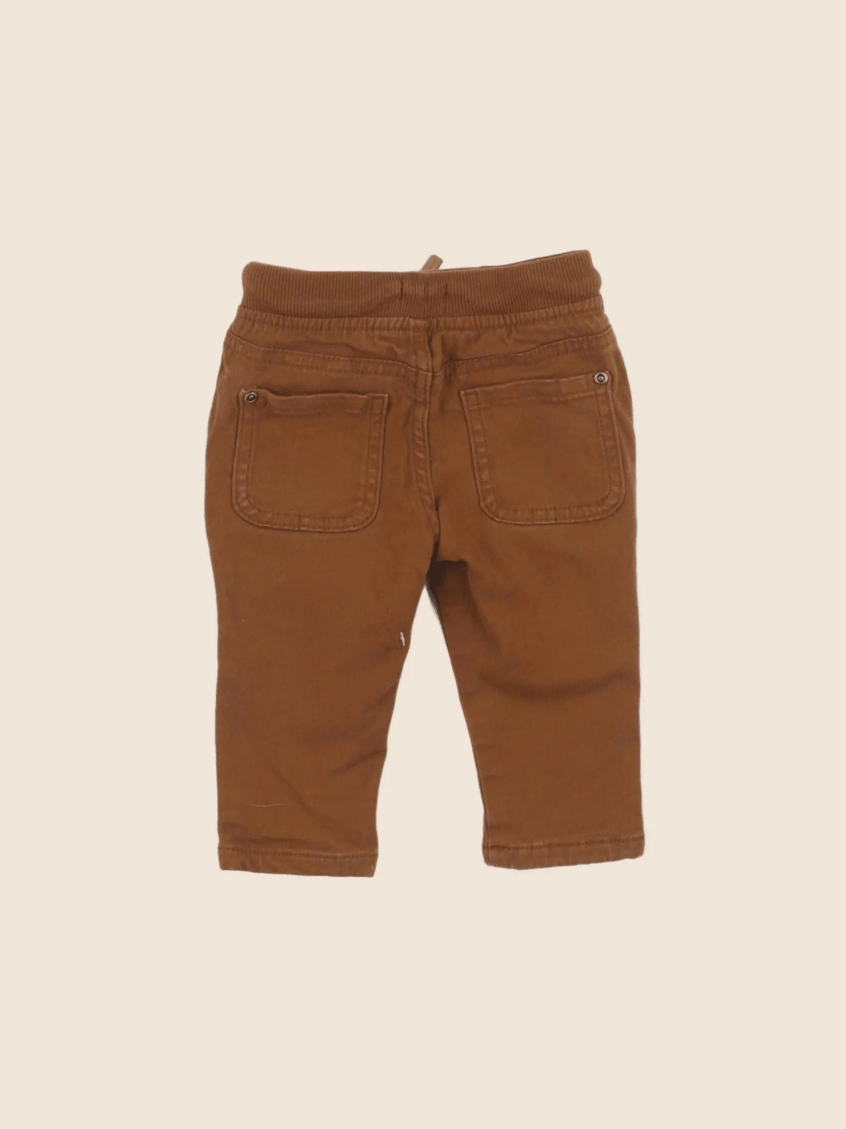 Vertbaudet - pantalon marron - 6 mois