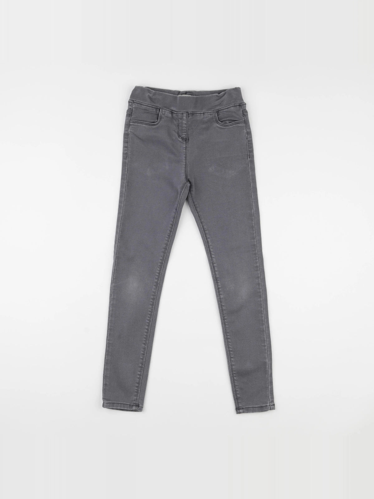Vertbaudet - jegging gris - 9 ans