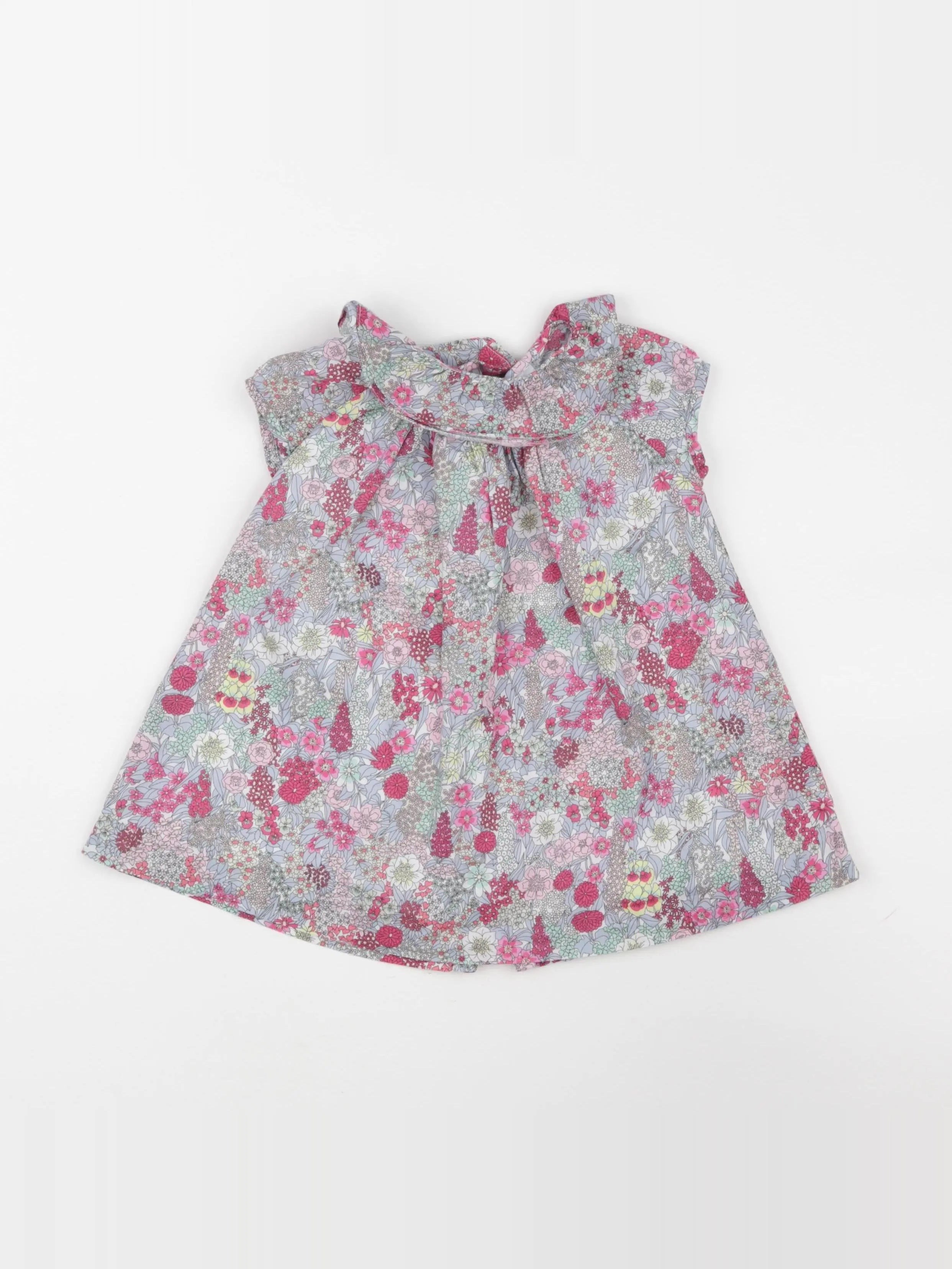 Jacadi - robe liberty multicolore - 18 mois