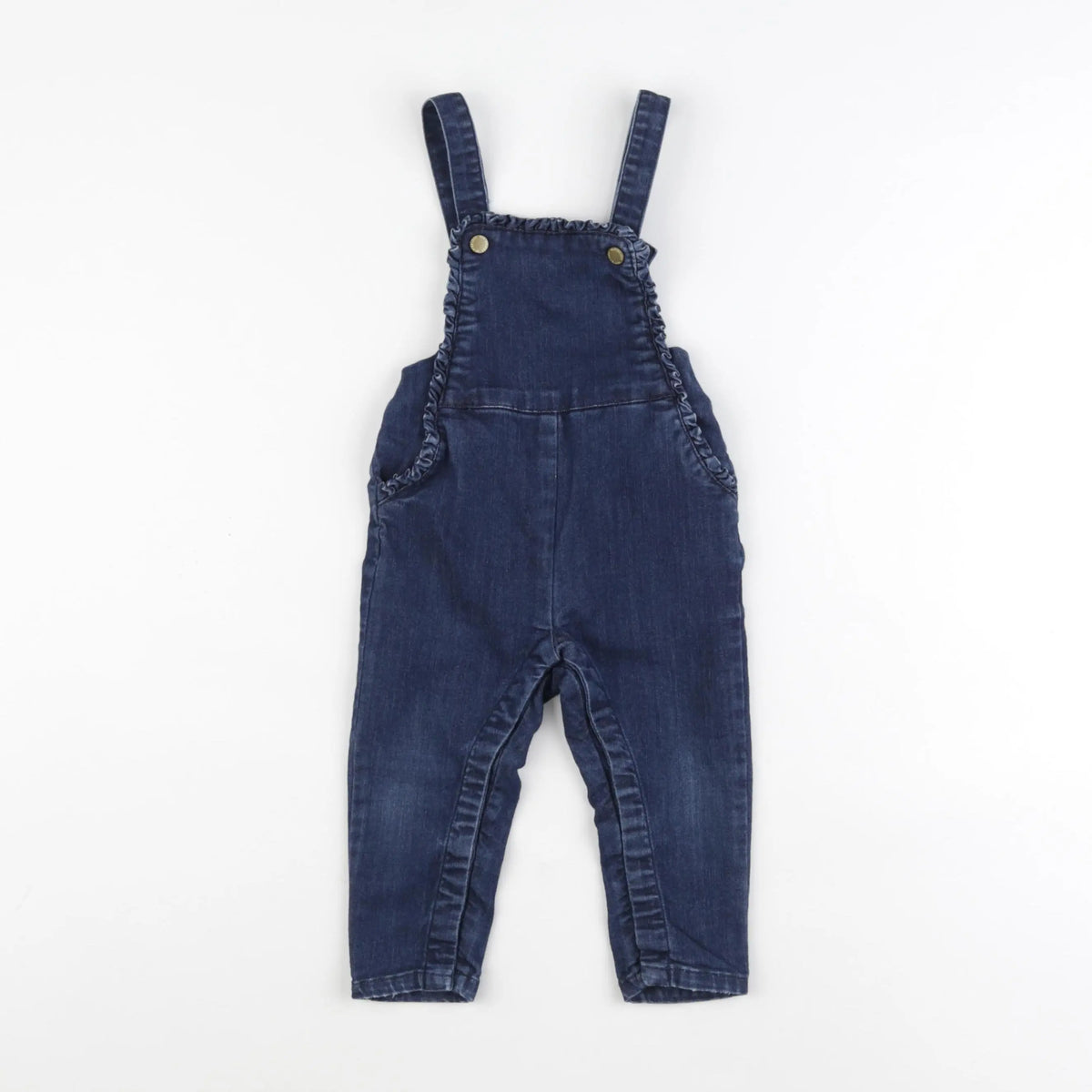 Vertbaudet - salopette bleu - 18 mois