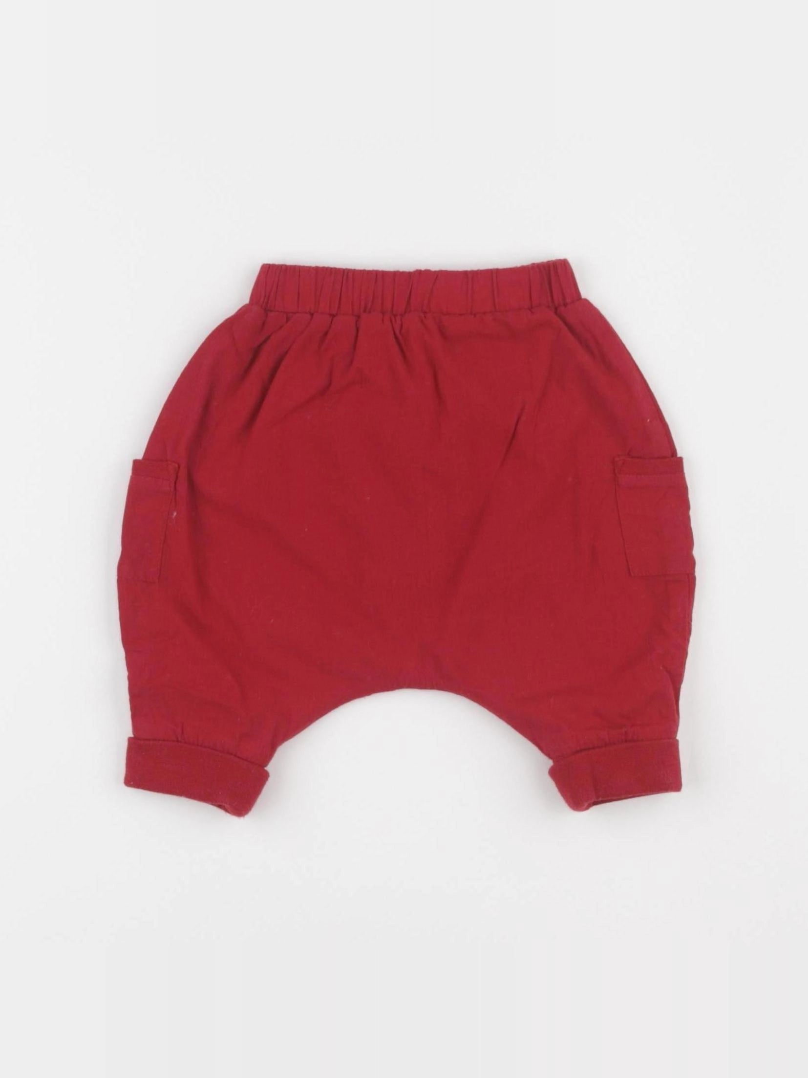 Boutchou - sarouel rouge - 1 mois