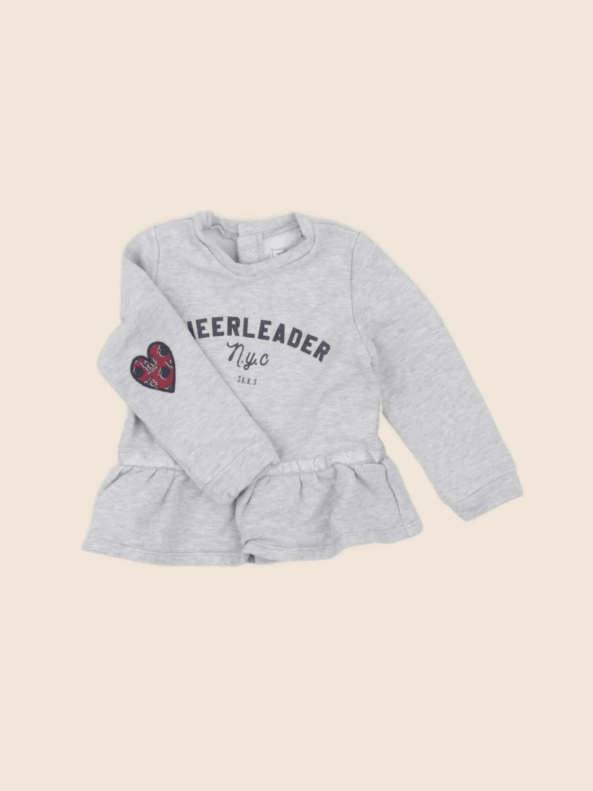 IKKS - sweat gris - 18 mois