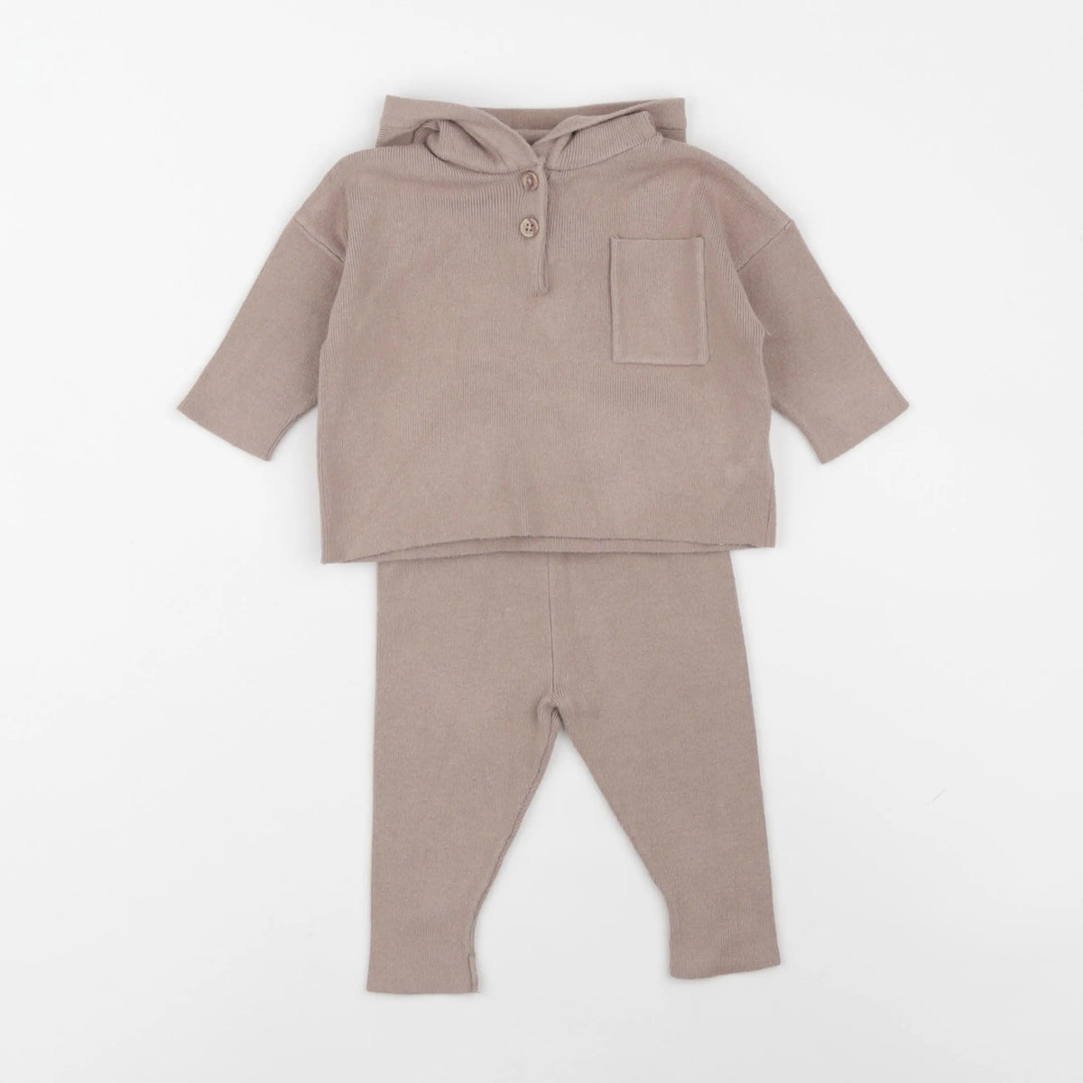 Vertbaudet - ensemble marron - 3 mois