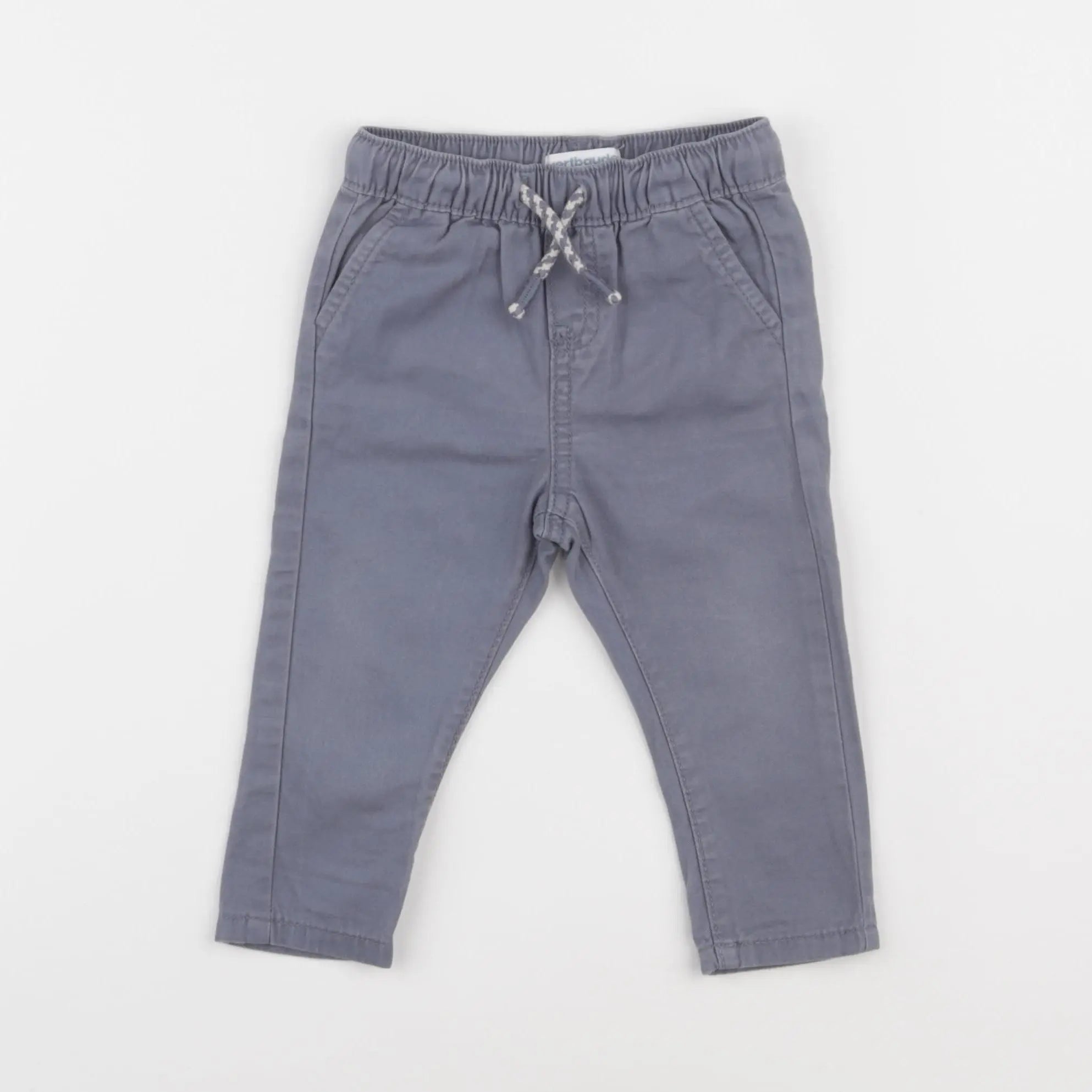 Vertbaudet - pantalon bleu - 6 mois