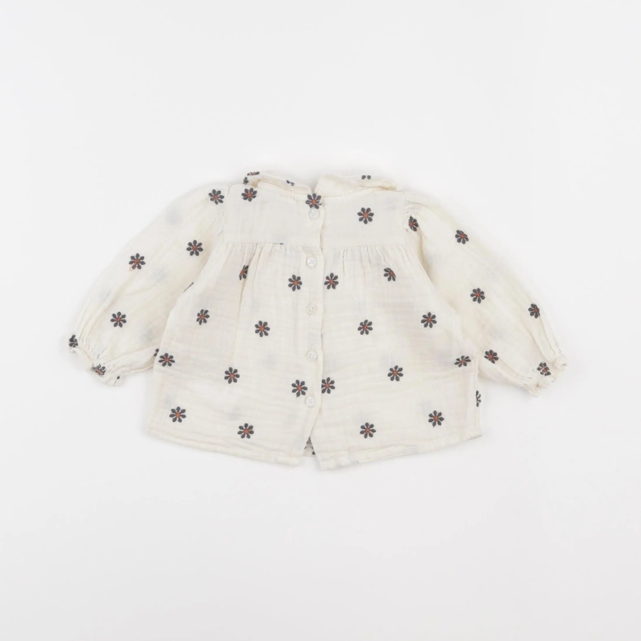 Vertbaudet - blouse beige - 3 mois