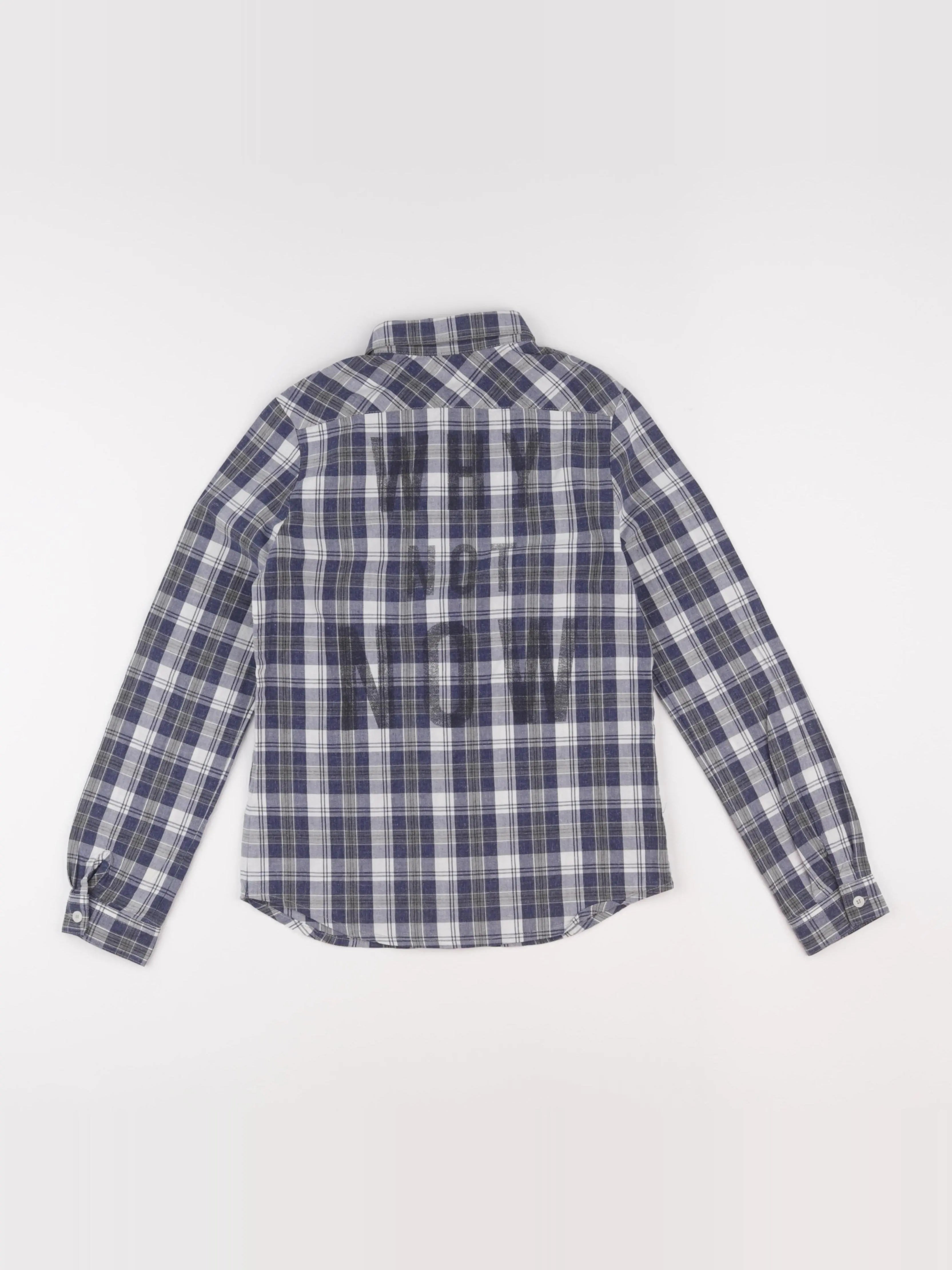 IKKS - chemise bleu - 10 ans