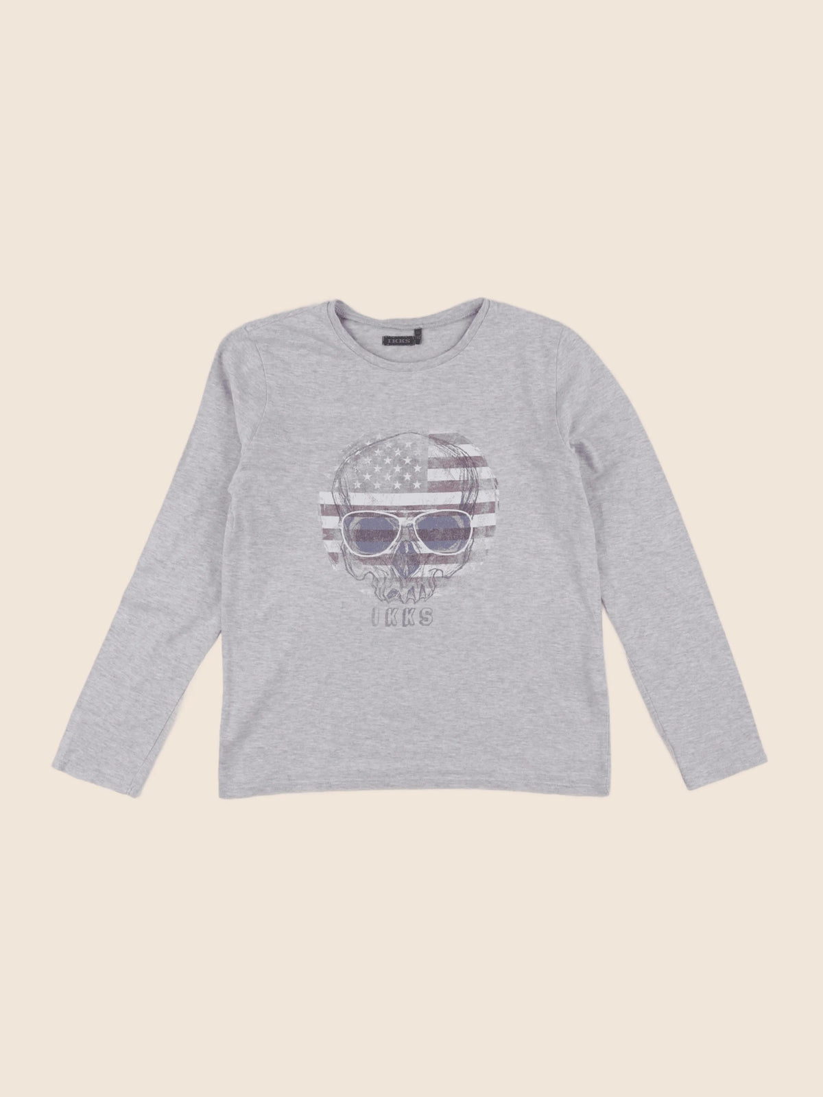 IKKS - tee-shirt gris - 10 ans