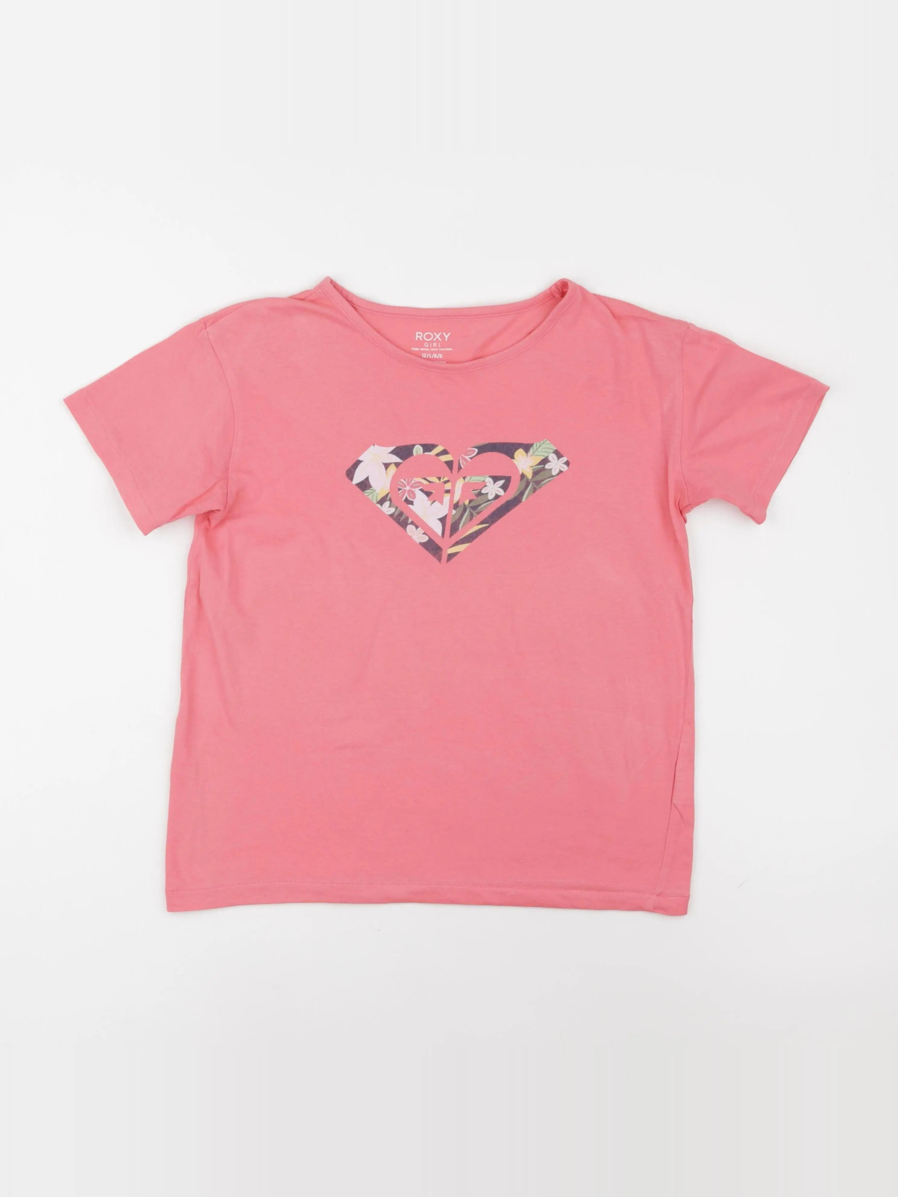 Roxy - tee-shirt rose - 12 ans