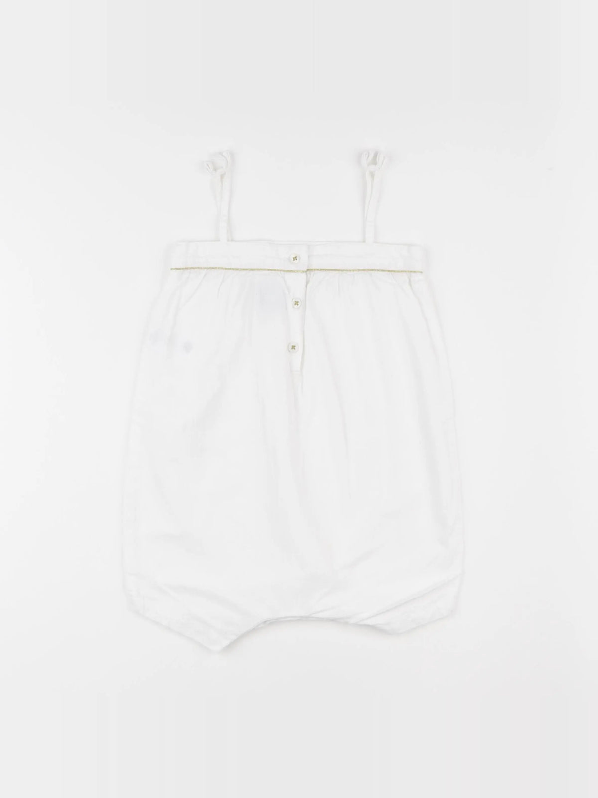 Petit Bateau - combinaison blanc - 24 mois