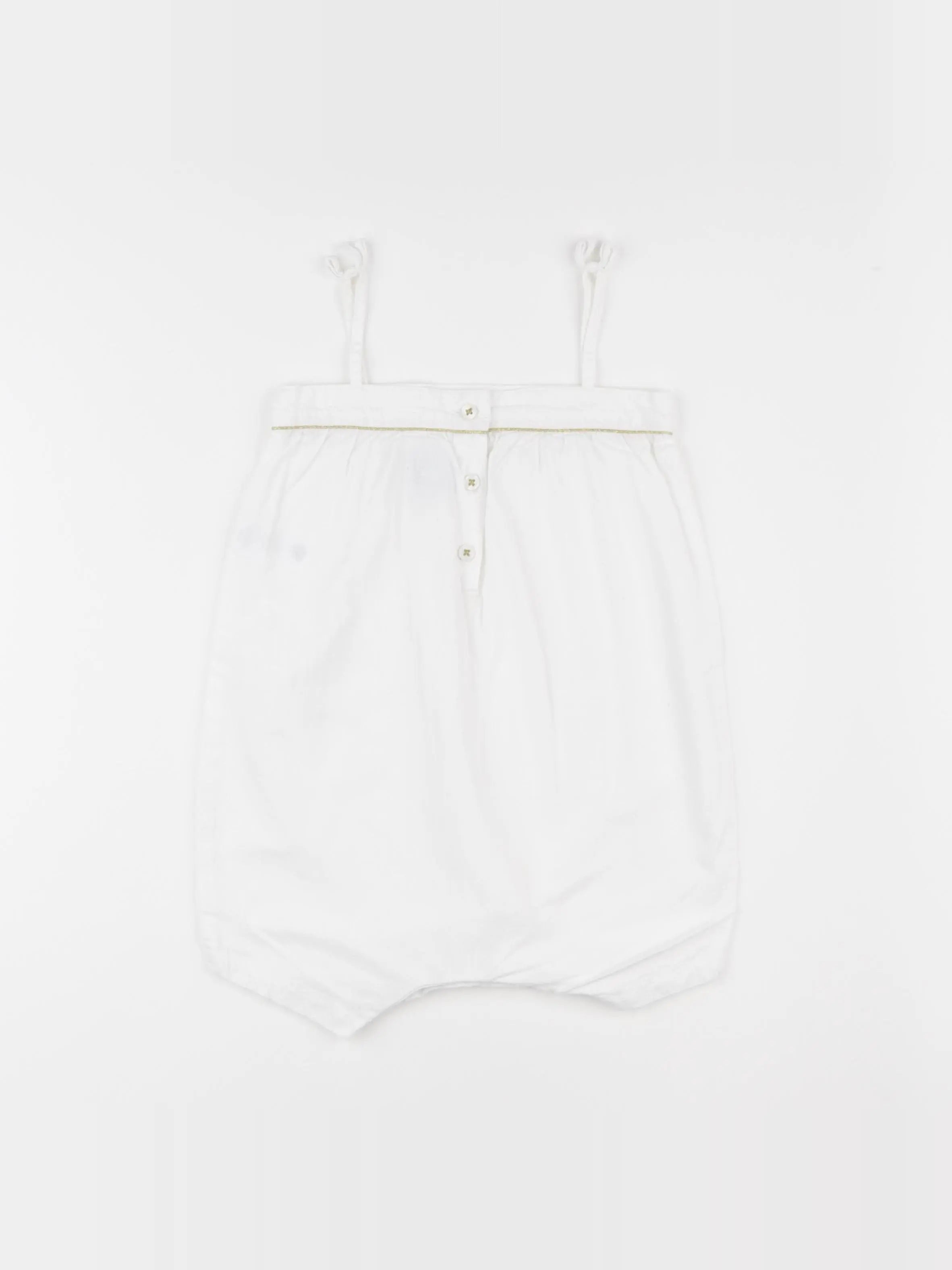 Petit Bateau - combinaison blanc - 24 mois