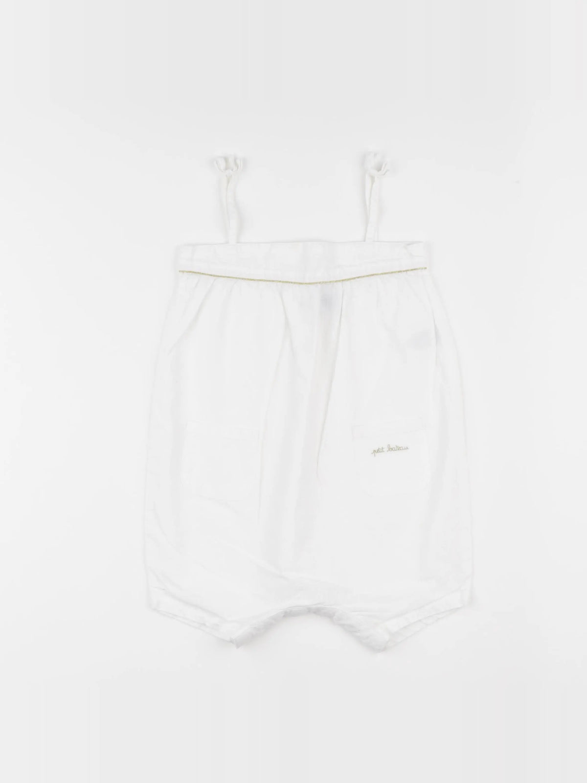 Petit Bateau - combinaison blanc - 24 mois