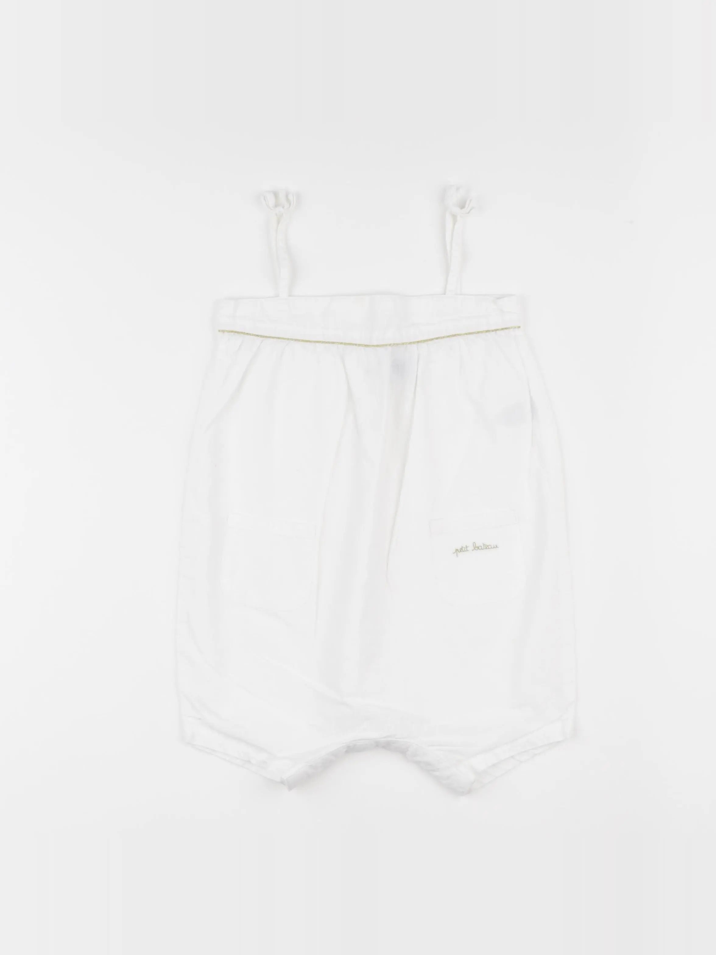 Petit Bateau - combinaison blanc - 24 mois