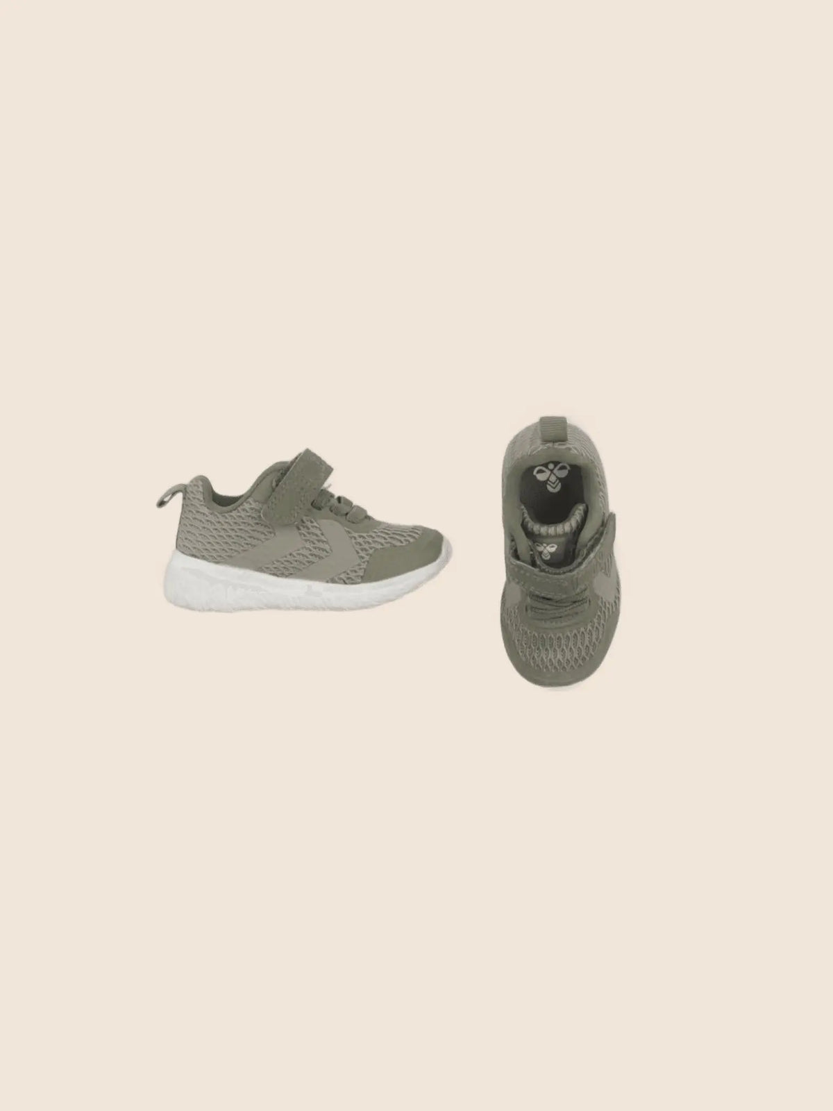 Hummel - tennis à scratch/ lacets vert - pointure 19