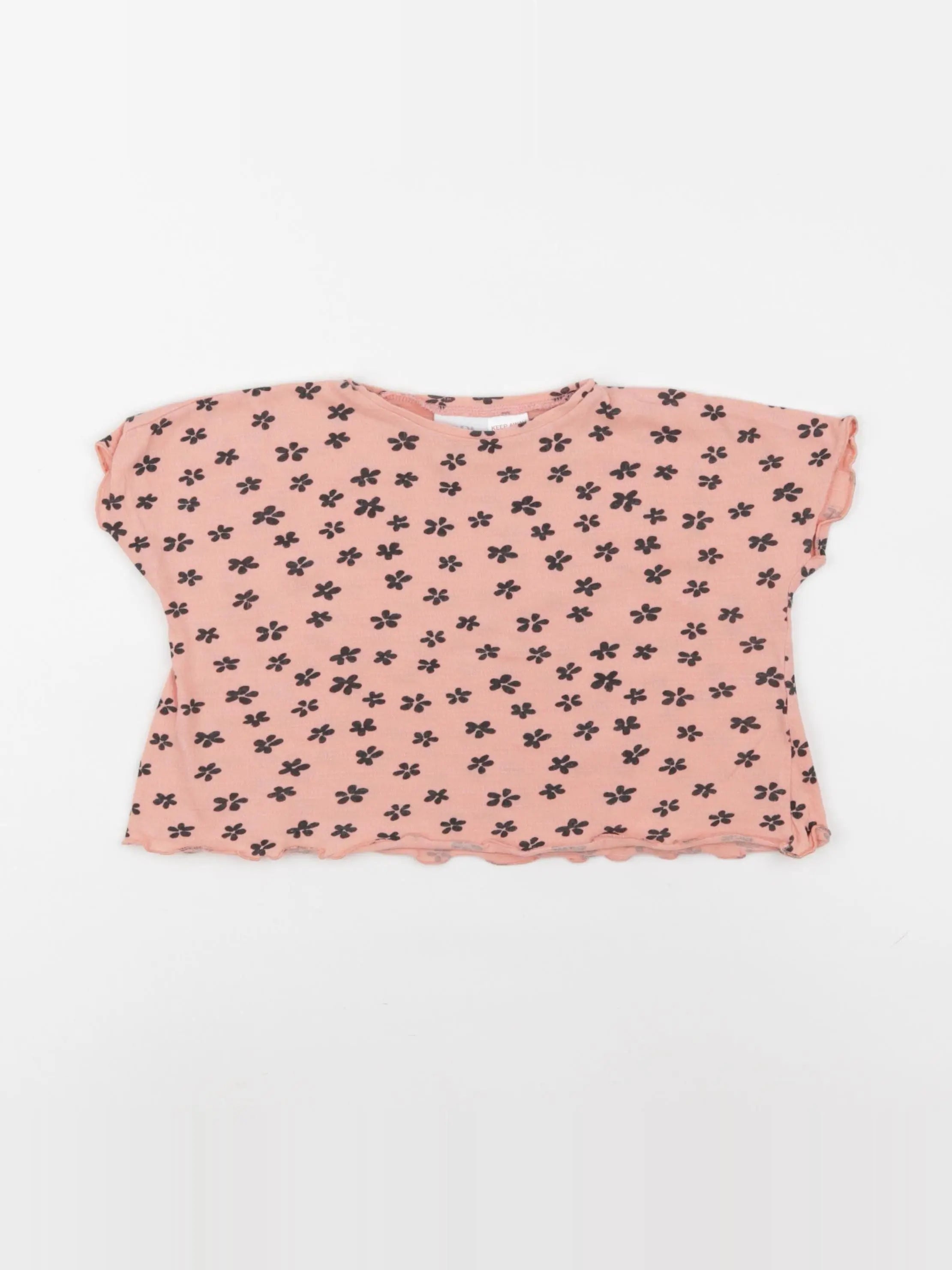 Zara - tee-shirt rose - 9/12 mois