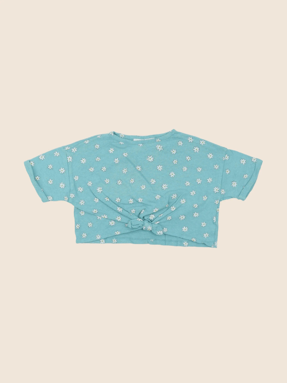 Zara - tee-shirt vert - 12/9 mois