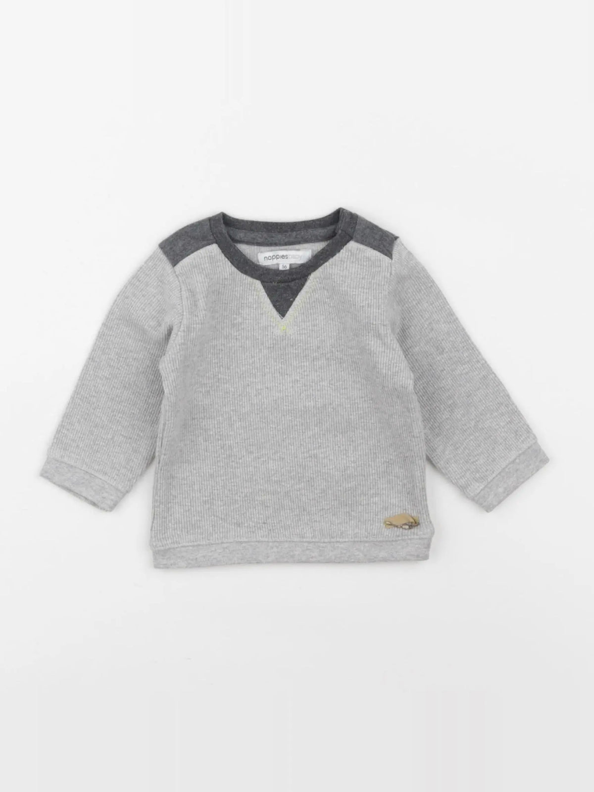 Noppies - tee-shirt gris - 6 mois