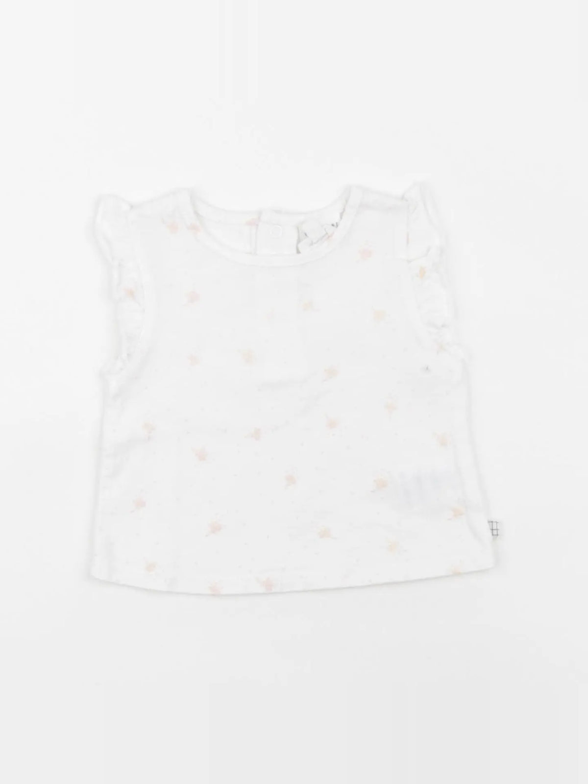 Carrément Beau - tee-shirt blanc - 3 mois