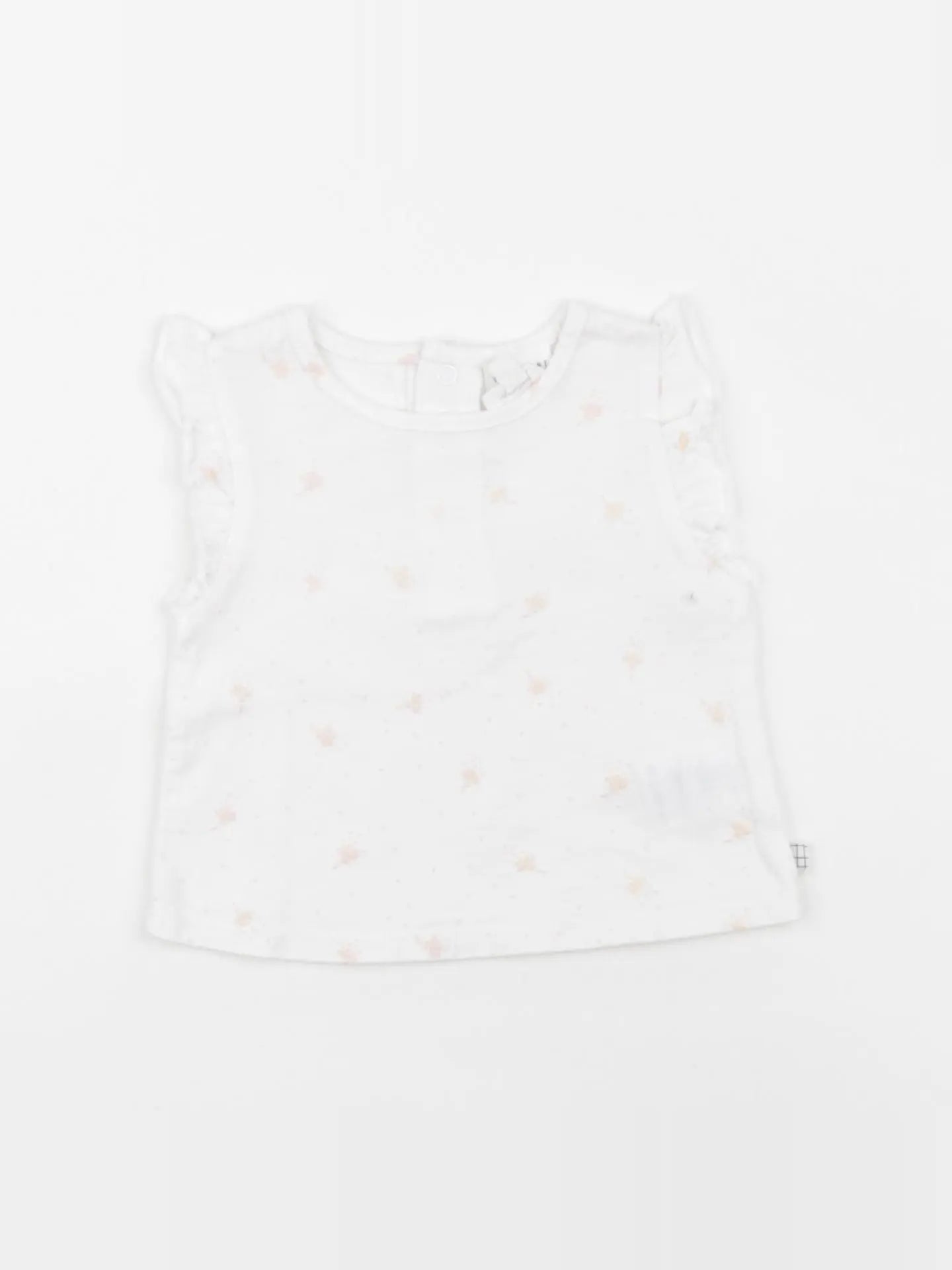 Carrément Beau - tee-shirt blanc - 3 mois