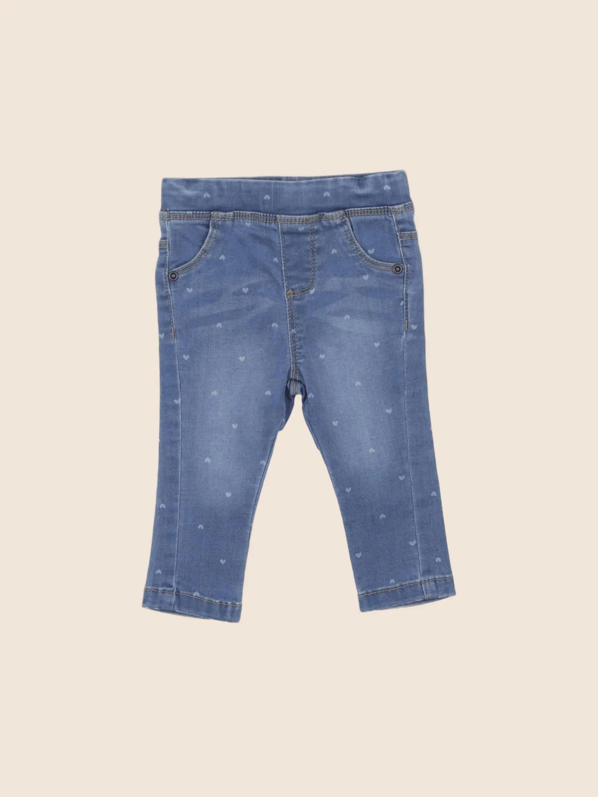Vertbaudet - jegging bleu - 6 mois