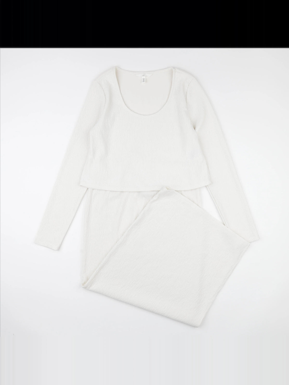 H&M - ensemble grossesse blanc - m