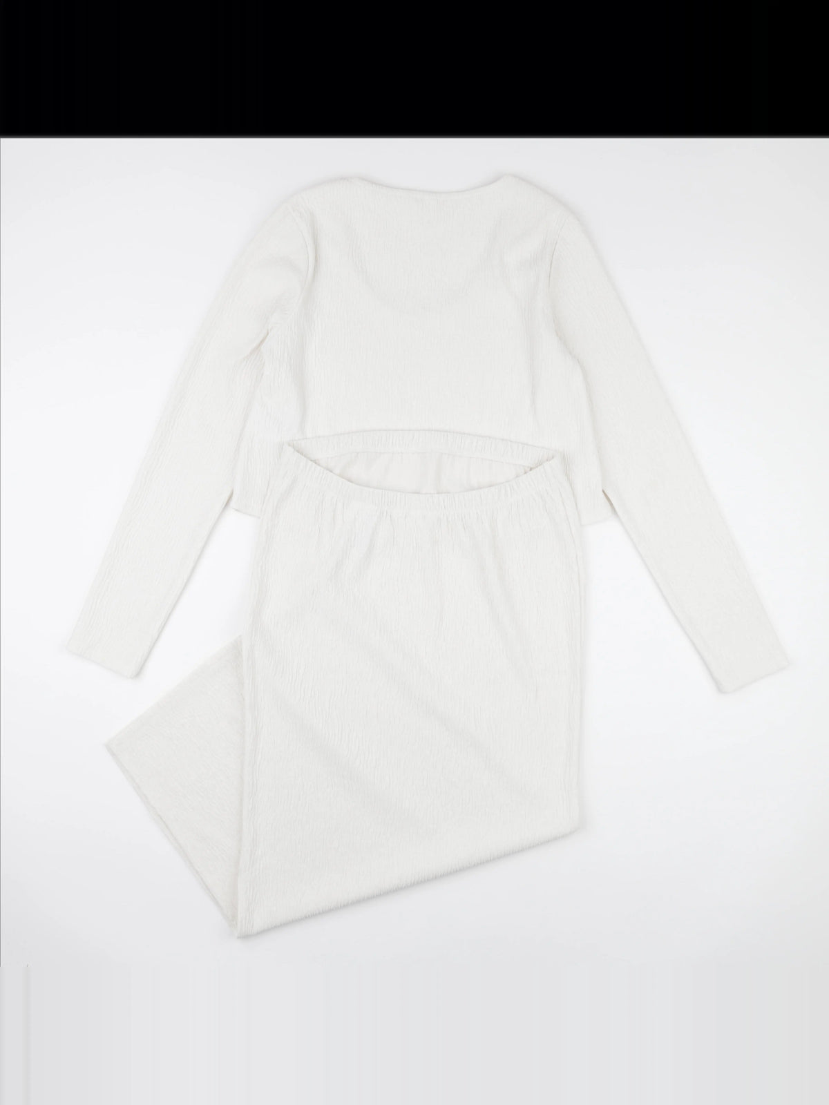 H&M - ensemble grossesse blanc - m