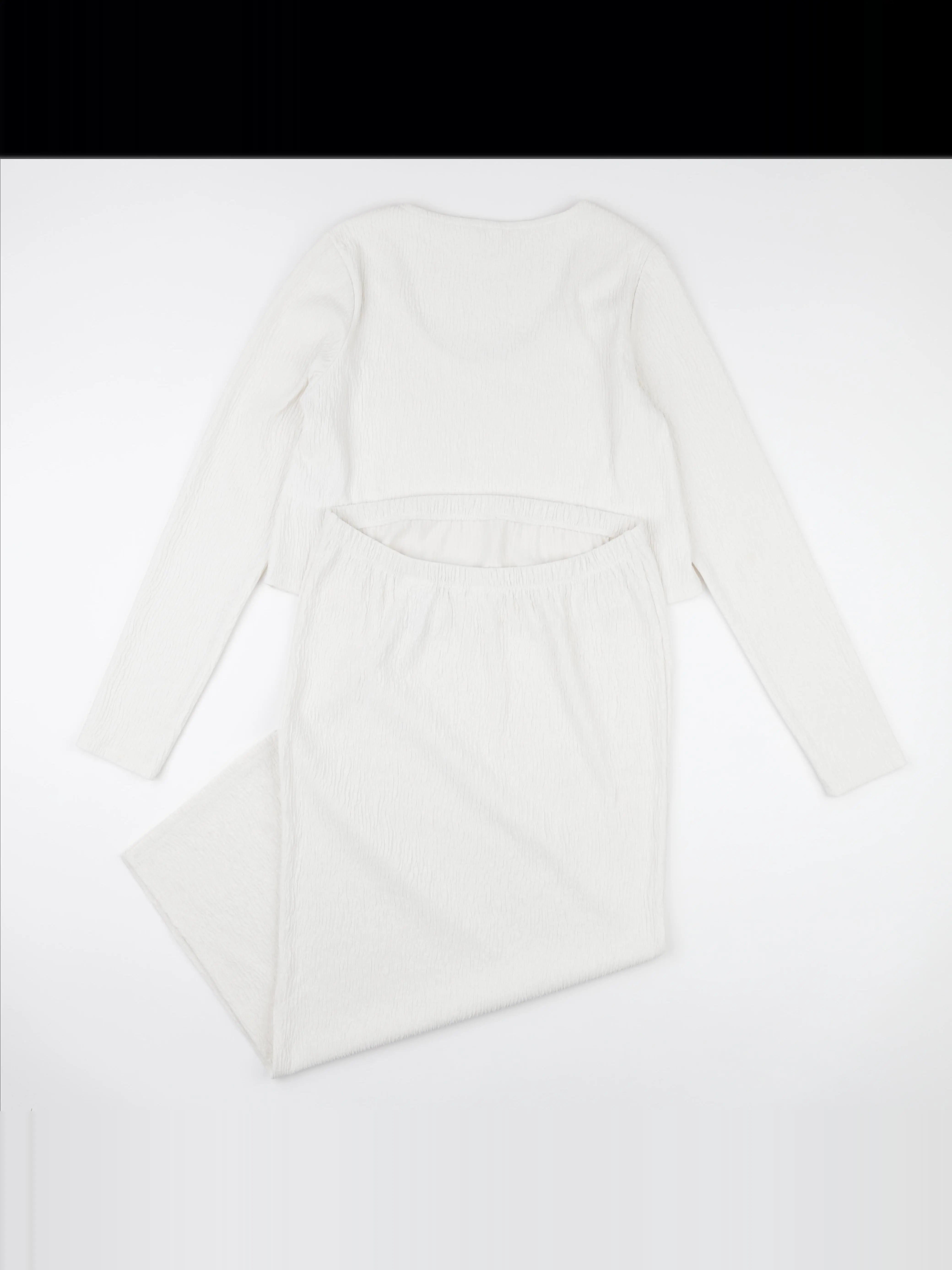 H&M - ensemble grossesse blanc - m