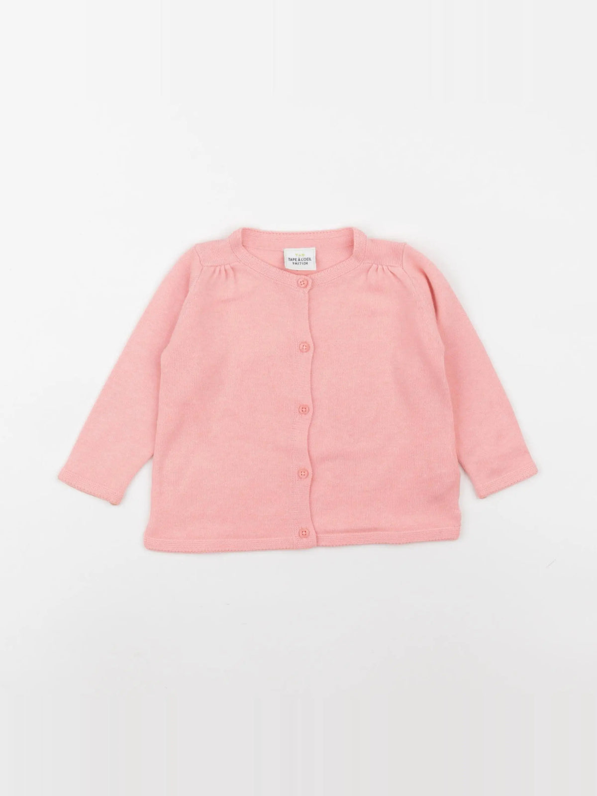 Tape à l'oeil - gilet rose - 9 mois
