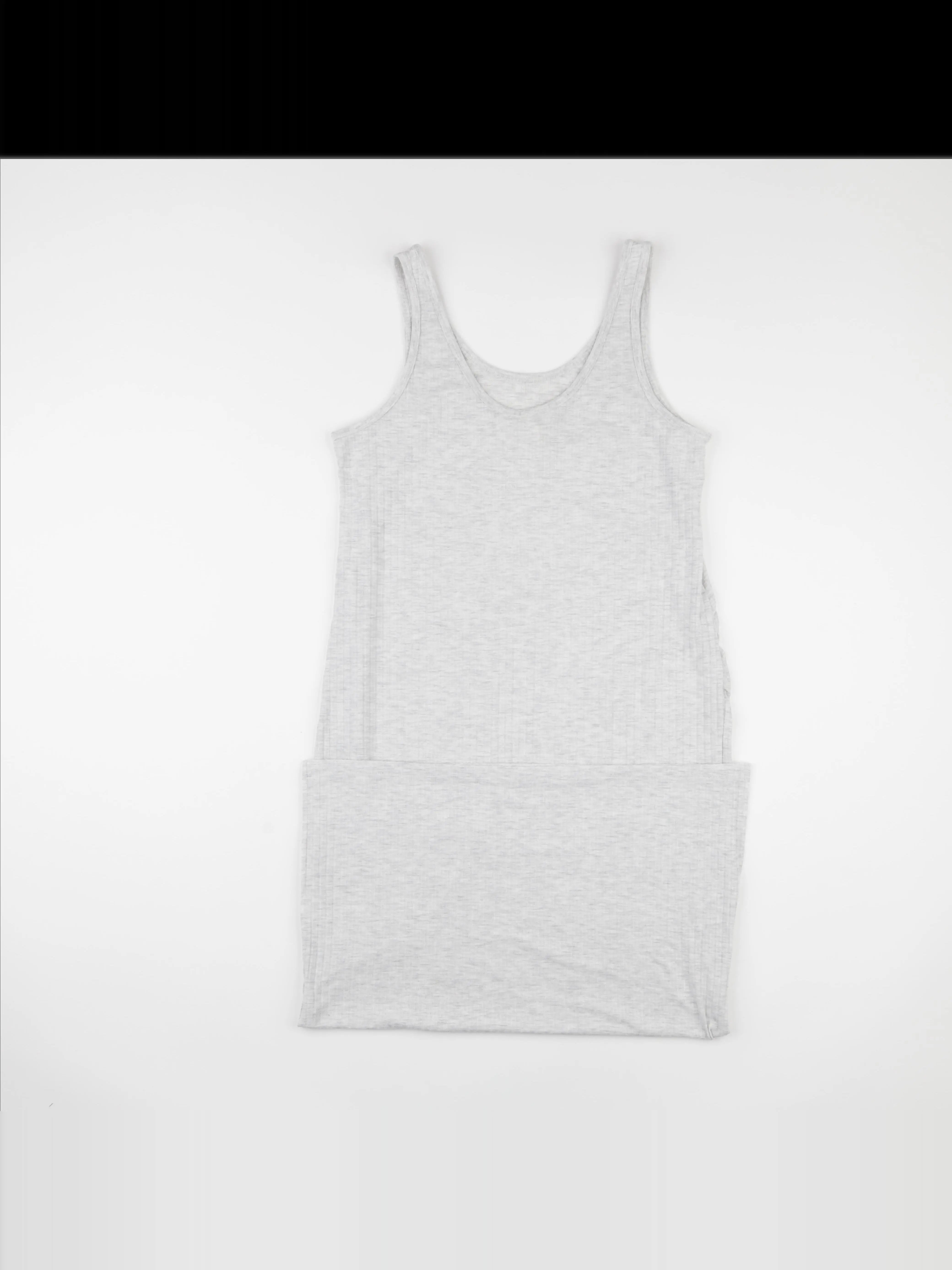 H&M - robe grossesse gris - m