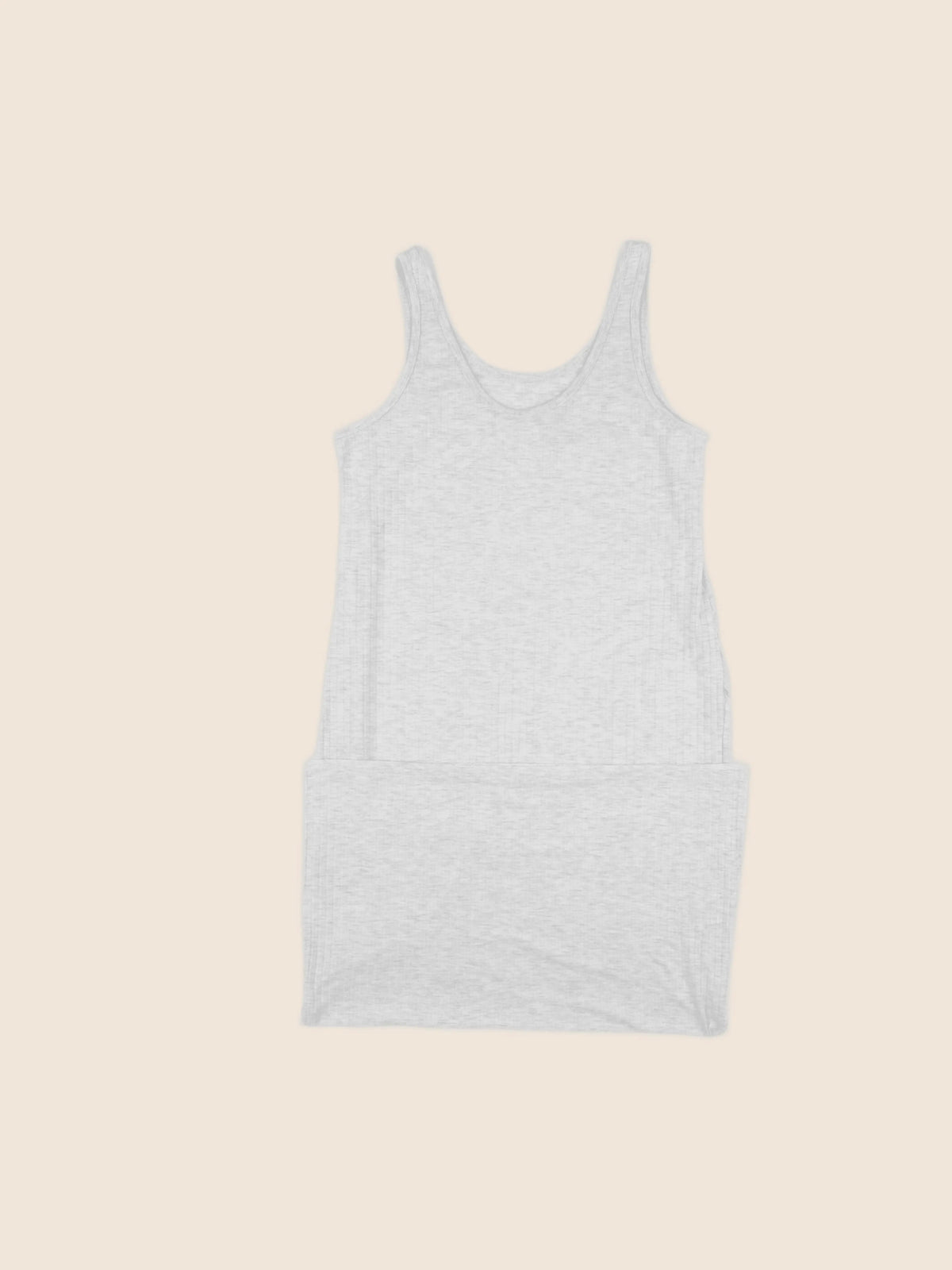 H&M - robe grossesse gris - m