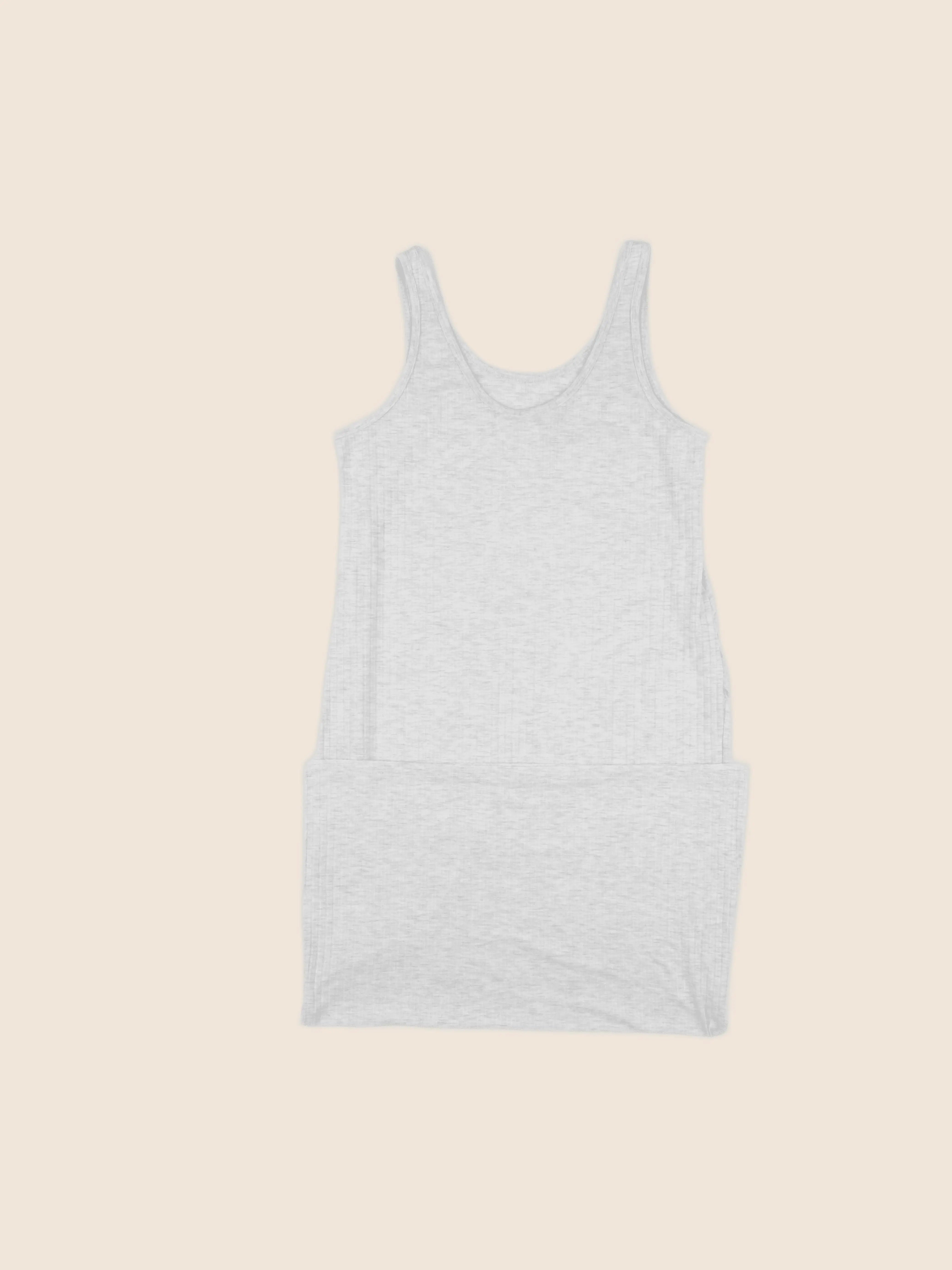 H&M - robe grossesse gris - m