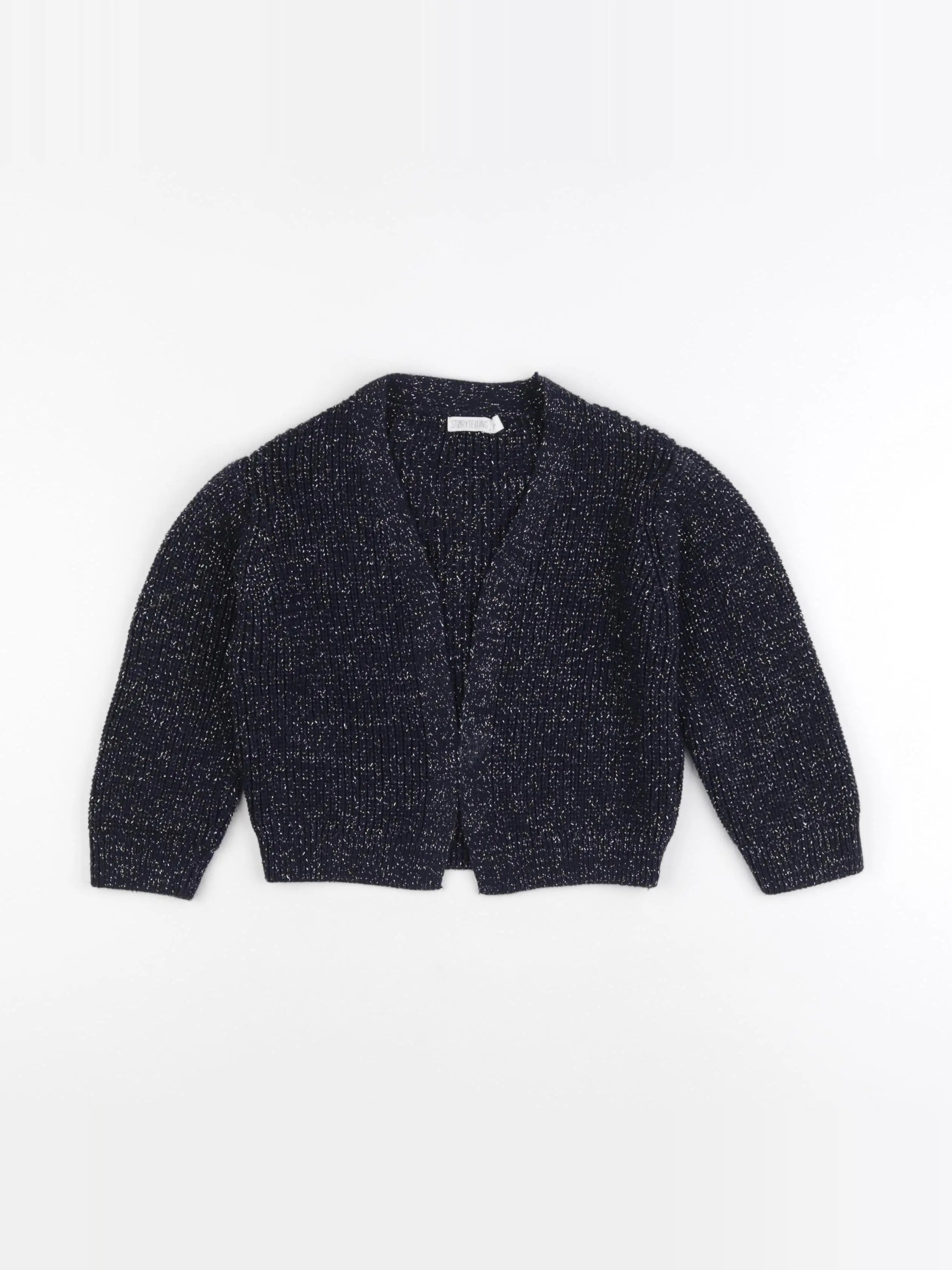 Storytelling - gilet bleu, argent - 2 ans